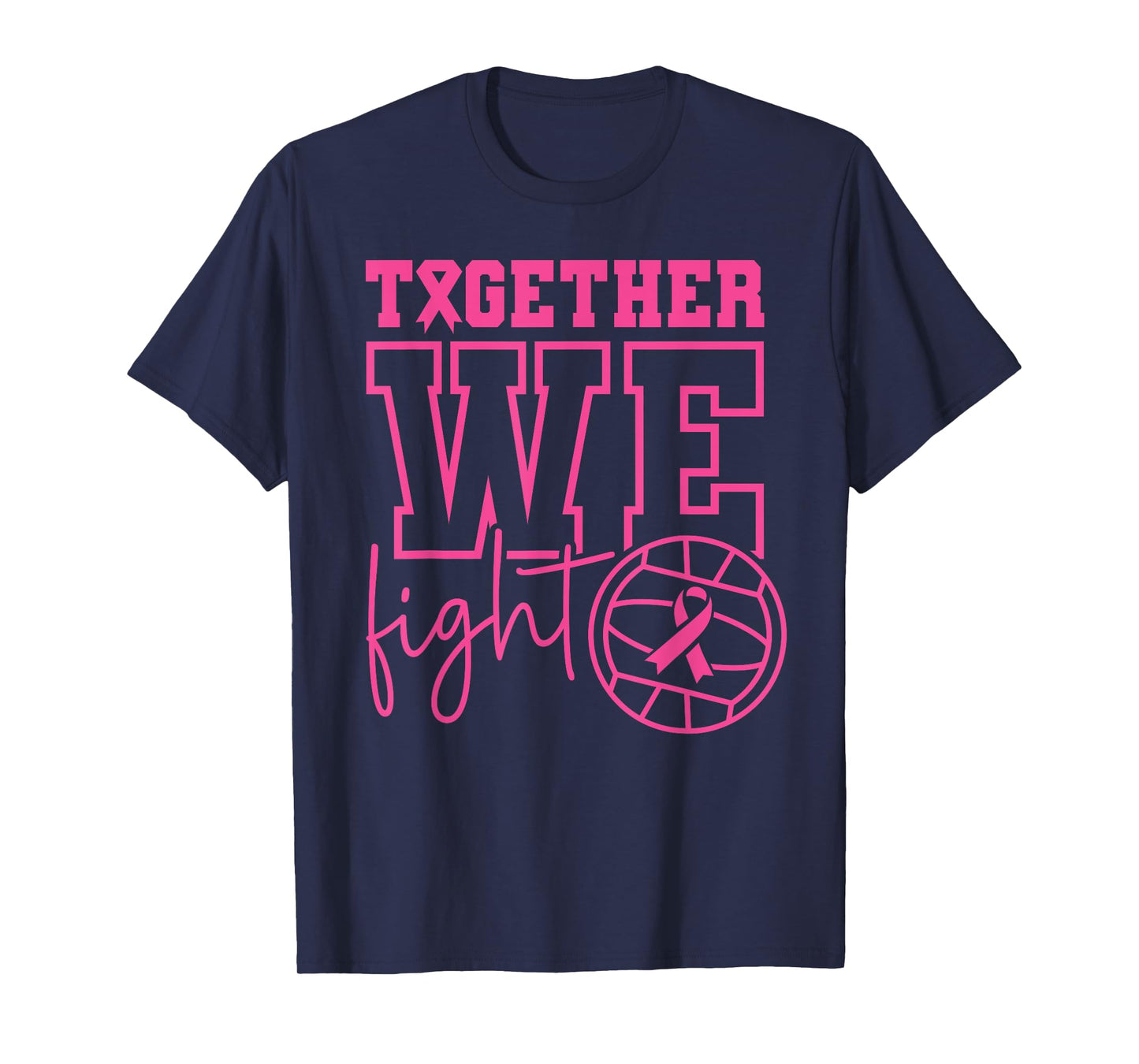 Water Polo Together We Fight Support Breast Cancer Awareness T-Shirt