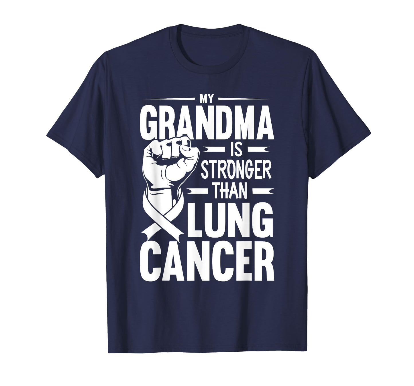 My Grandma Is Stronger Than Lung Cancer Awareness T-Shirt