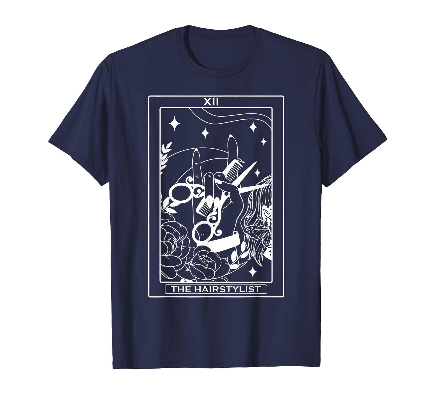 The Hairstylist Tarot Card Hairdresser Salon Hair Stylist T-Shirt
