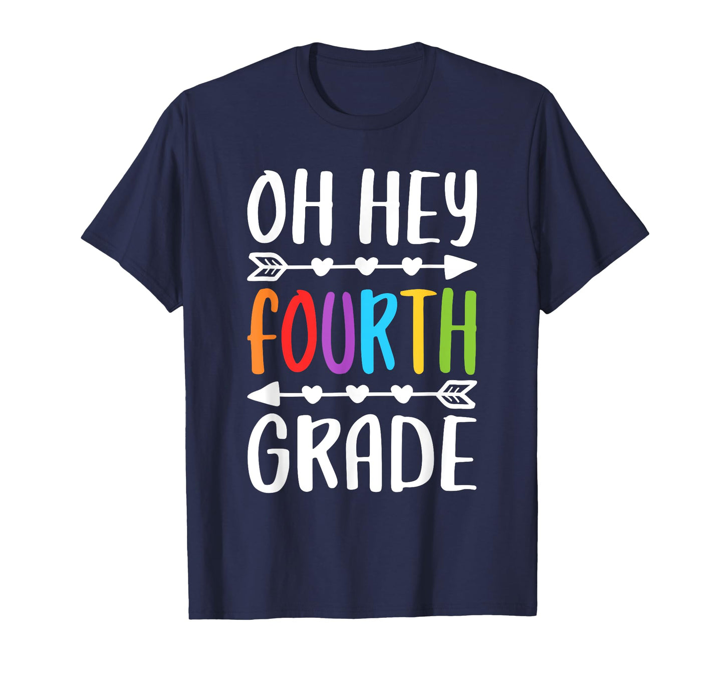 Oh Hey Fourth Grade Shirt 4th Grade Boy Girl Student Teacher T-Shirt