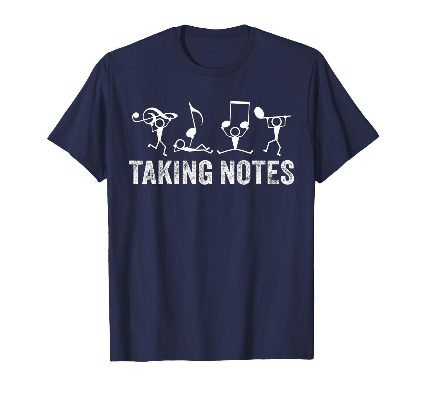 Taking Notes Music Lovers Funny Teachers Men Women T-Shirt