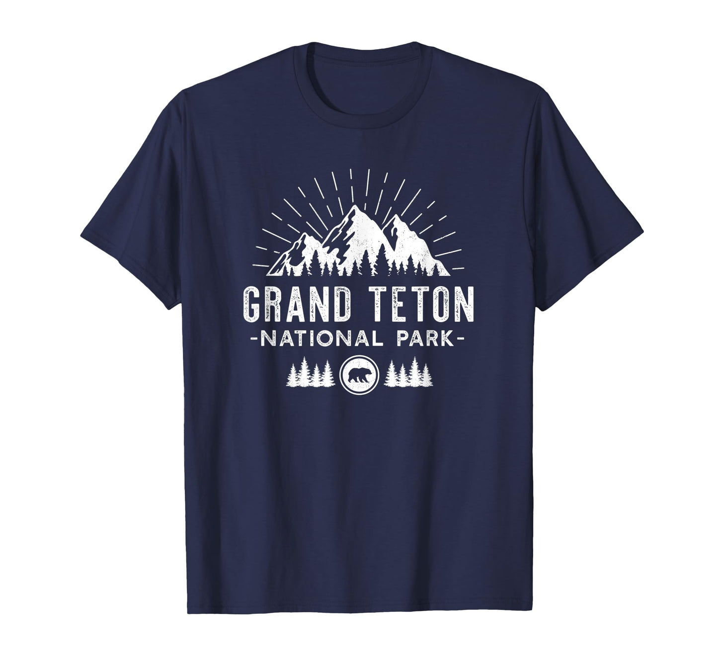 Grand Teton National Park - Retro hiking vacation gift T-Shirt
