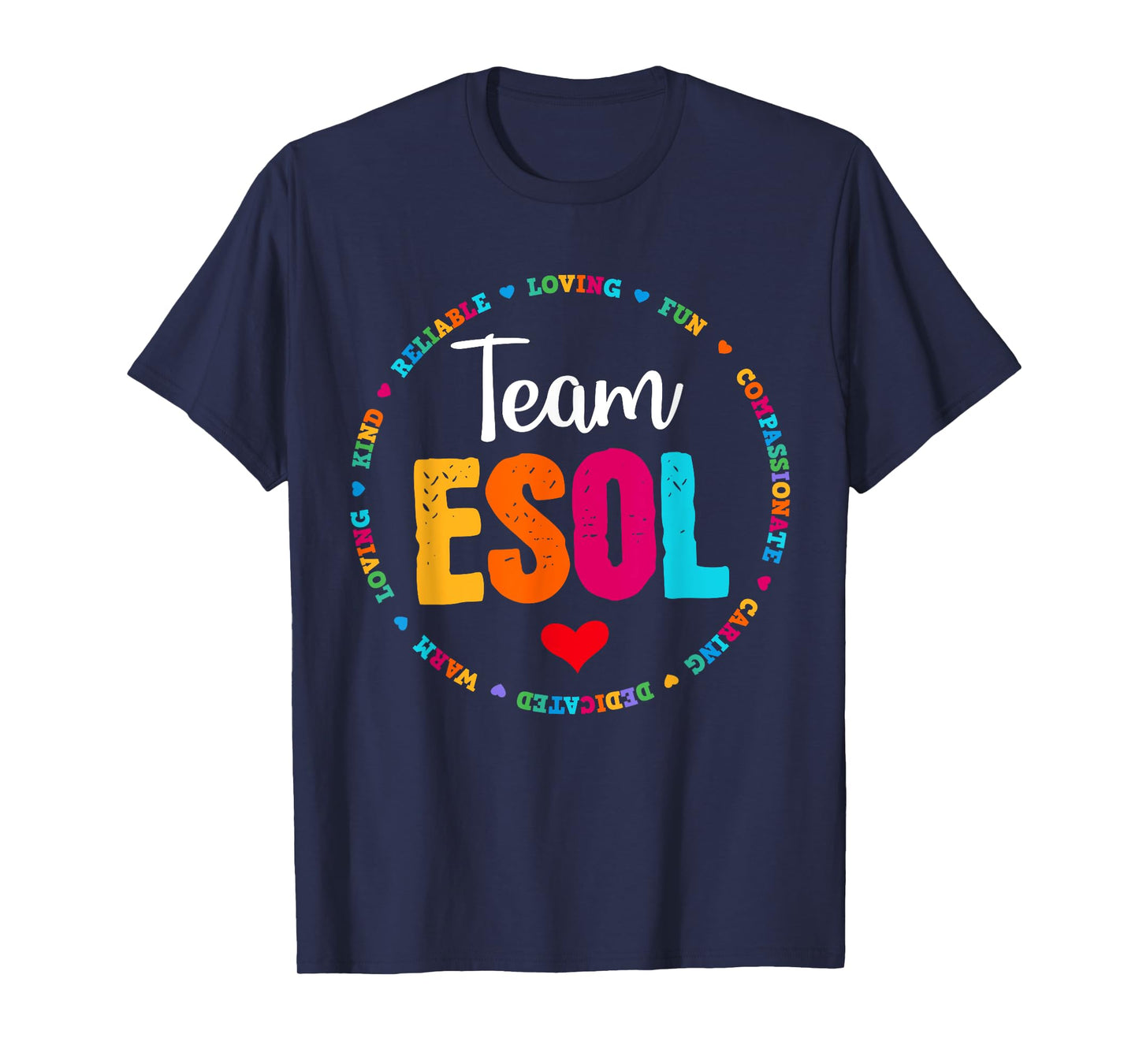 Back to school Teachers Crew Students - Team ESOL Teacher T-Shirt