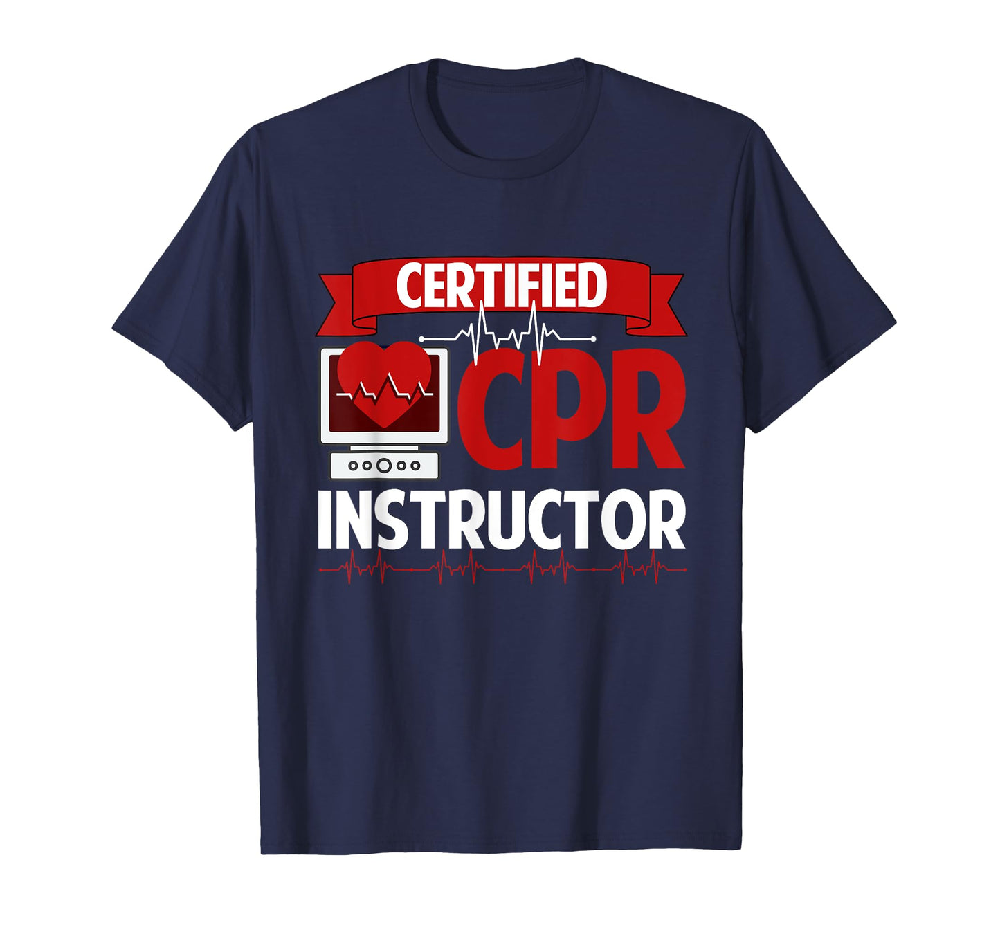 Certified CPR Instructor Training and Teaching EMS Ambulance T-Shirt