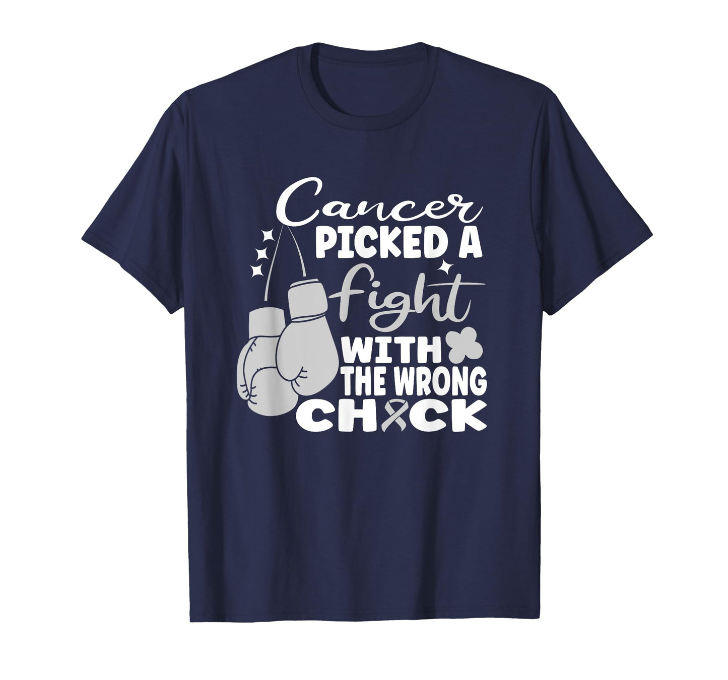 Cancer Picked A Fight with The Wrong Chick Lung Cancer T-Shirt