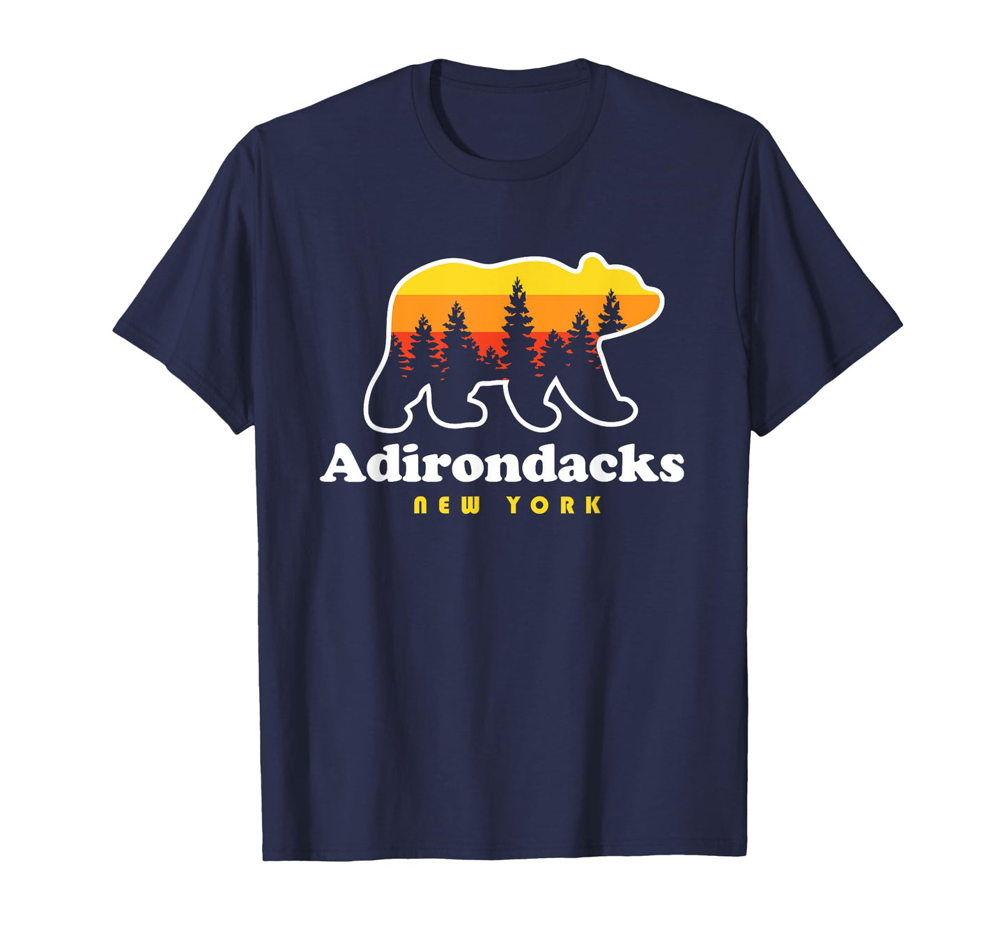 Adirondacks NY Bear Woods New York T-Shirt