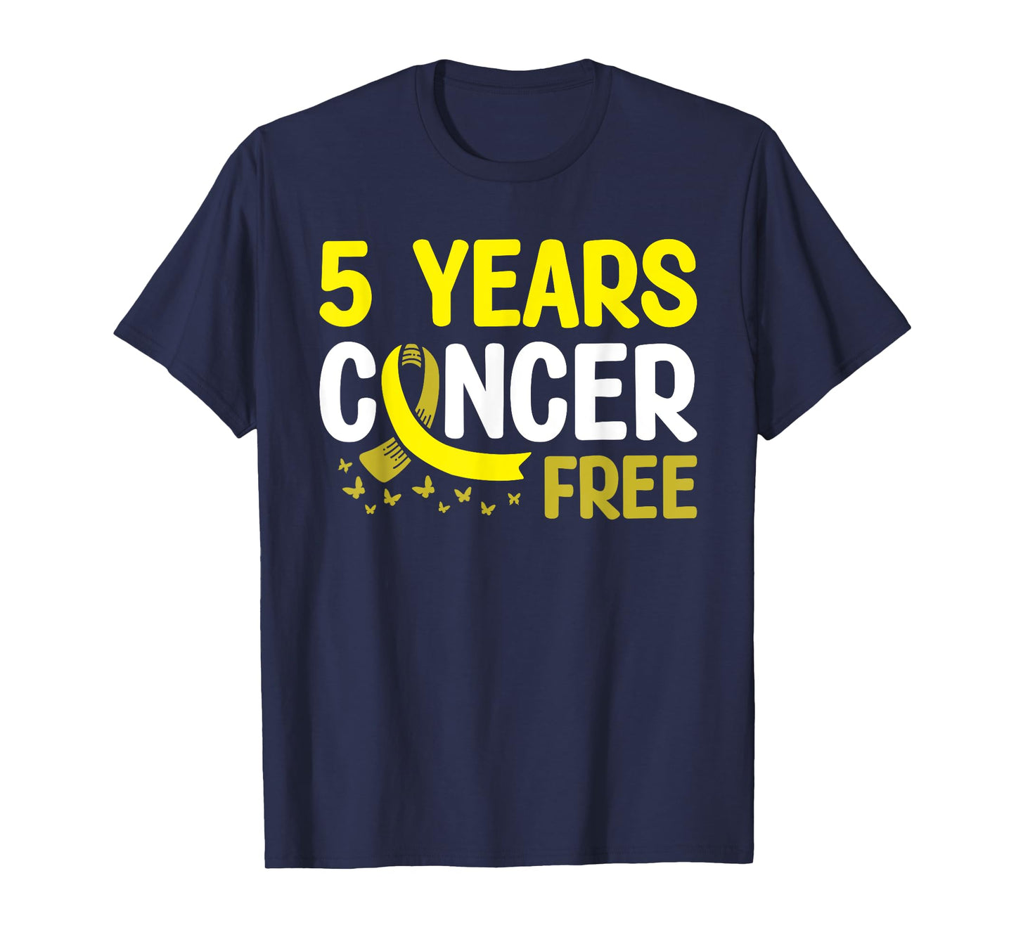Bone Cancer Awareness 5 Years Cancer Free T-Shirt