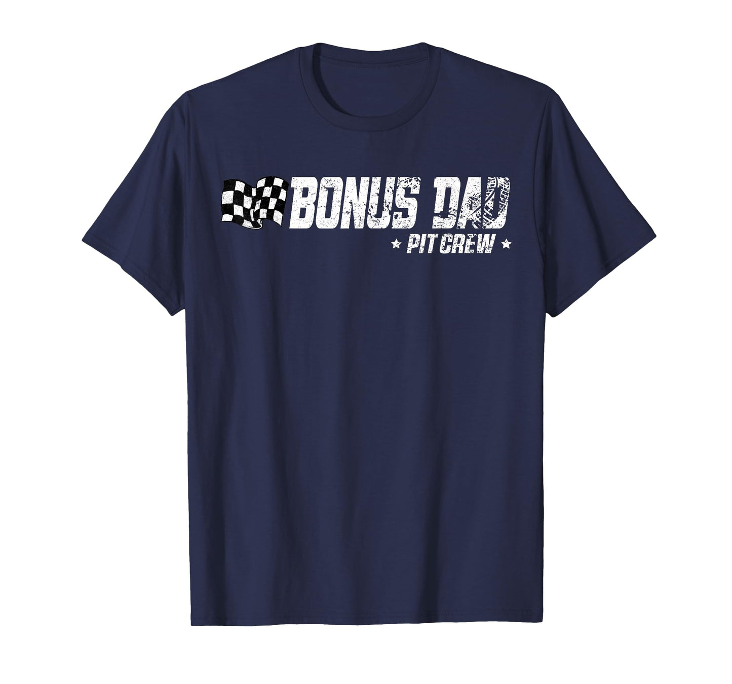 Bonus Dad Pit Crew Race Car Birthday Family Racing T-Shirt