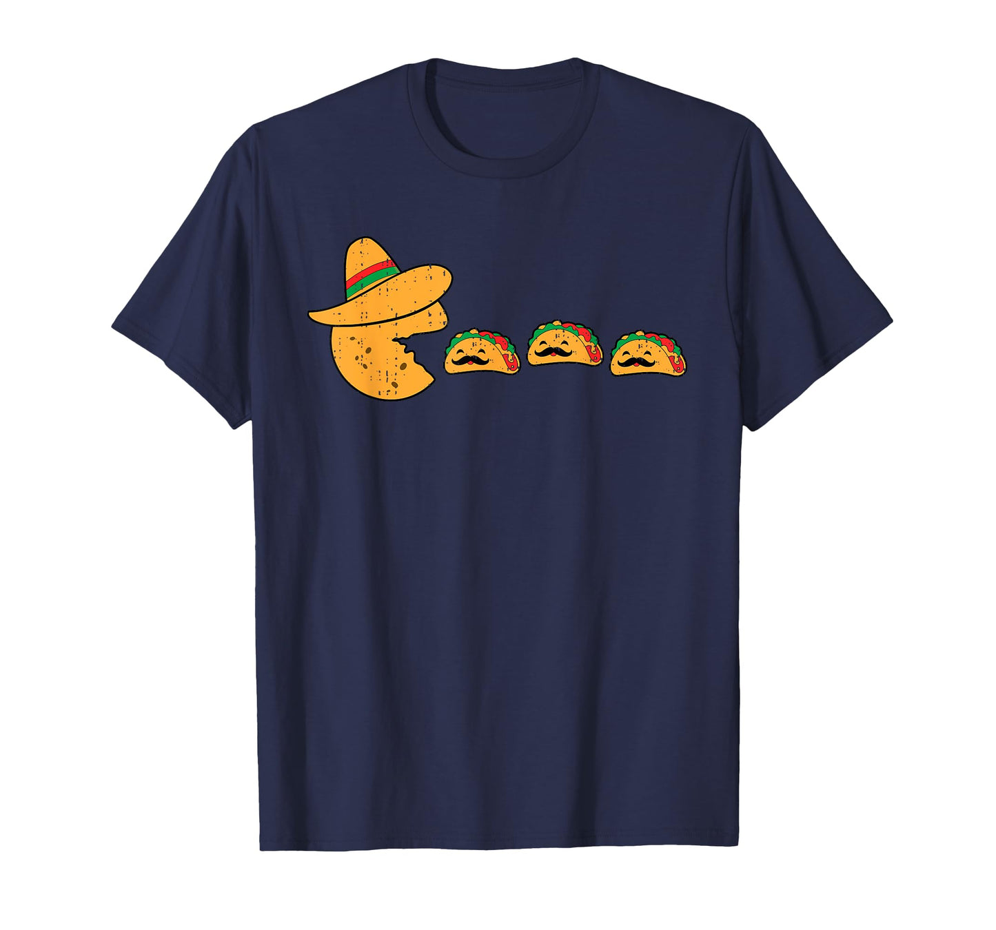Sombrero Eating Cinco De Mayo Mexican Fiesta Gamer Men Boy T-Shirt