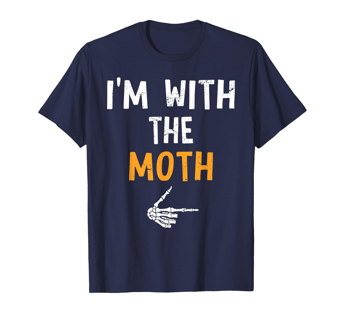 I'm with The Moth Costume Halloween Matching Couple T-Shirt