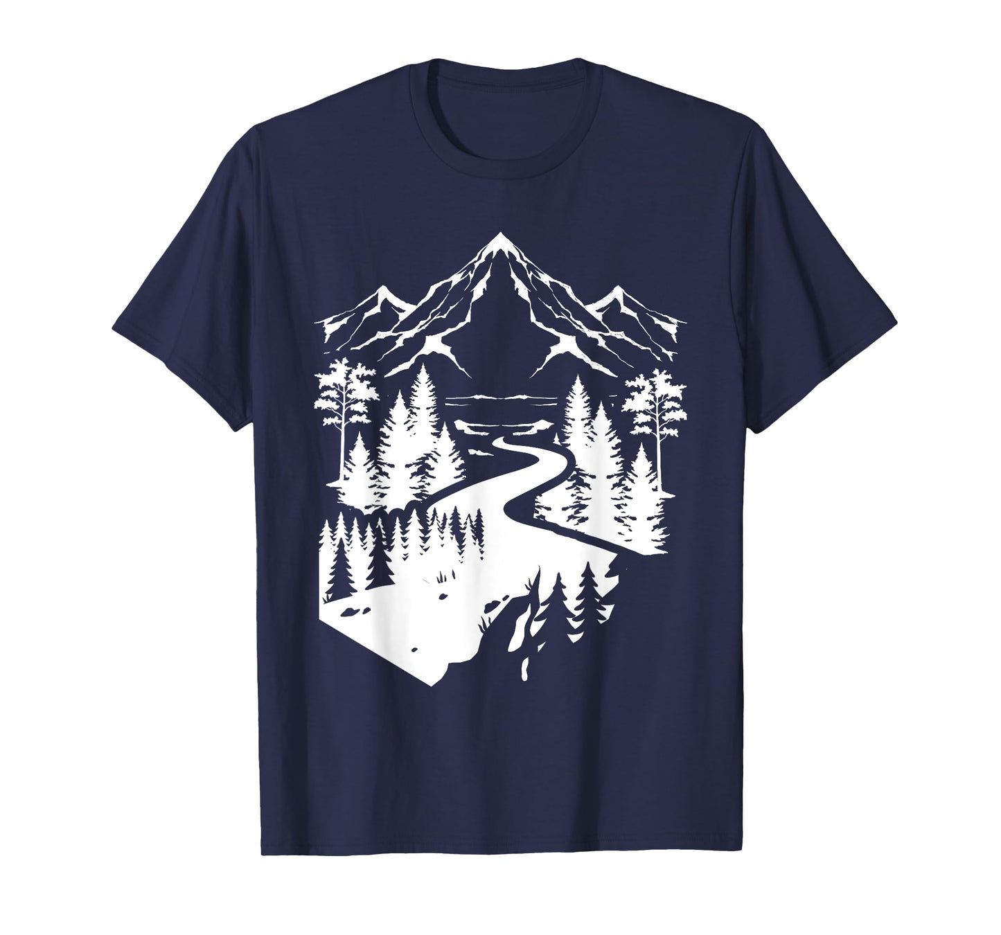 Outdoor Nature Mountains Trees Wildlife Forest Hiking T-Shirt