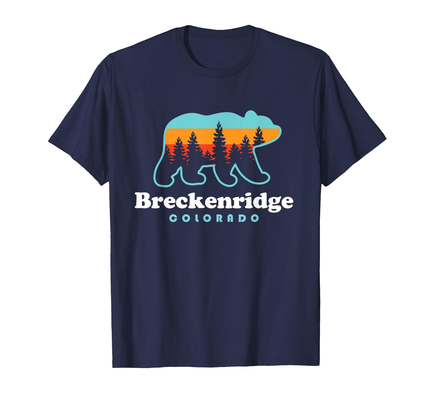 Breckenridge Colorado Bear Mountains Trees T-Shirt