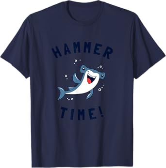 Hammer Time - Hammerhead Shark Funny Pun T-Shirt