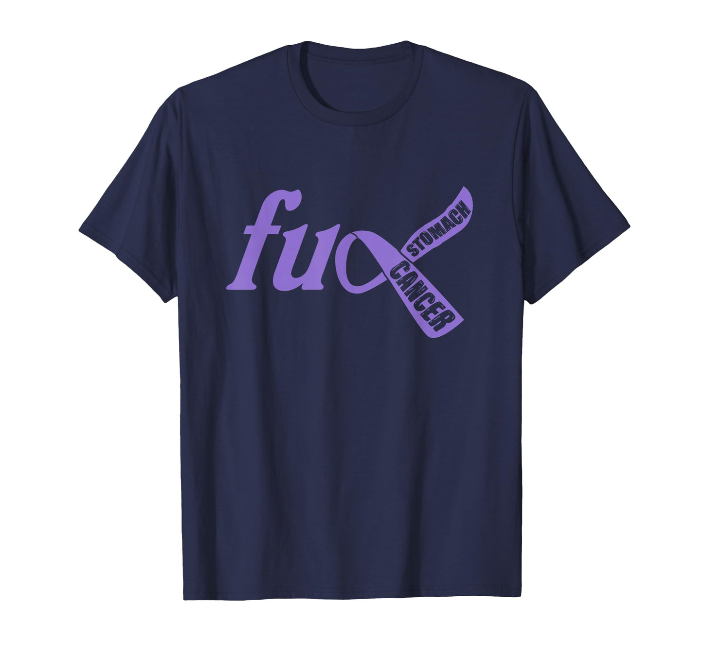 Funny Fuck Stomach Cancer Awareness Ribbon Gifts T-Shirt
