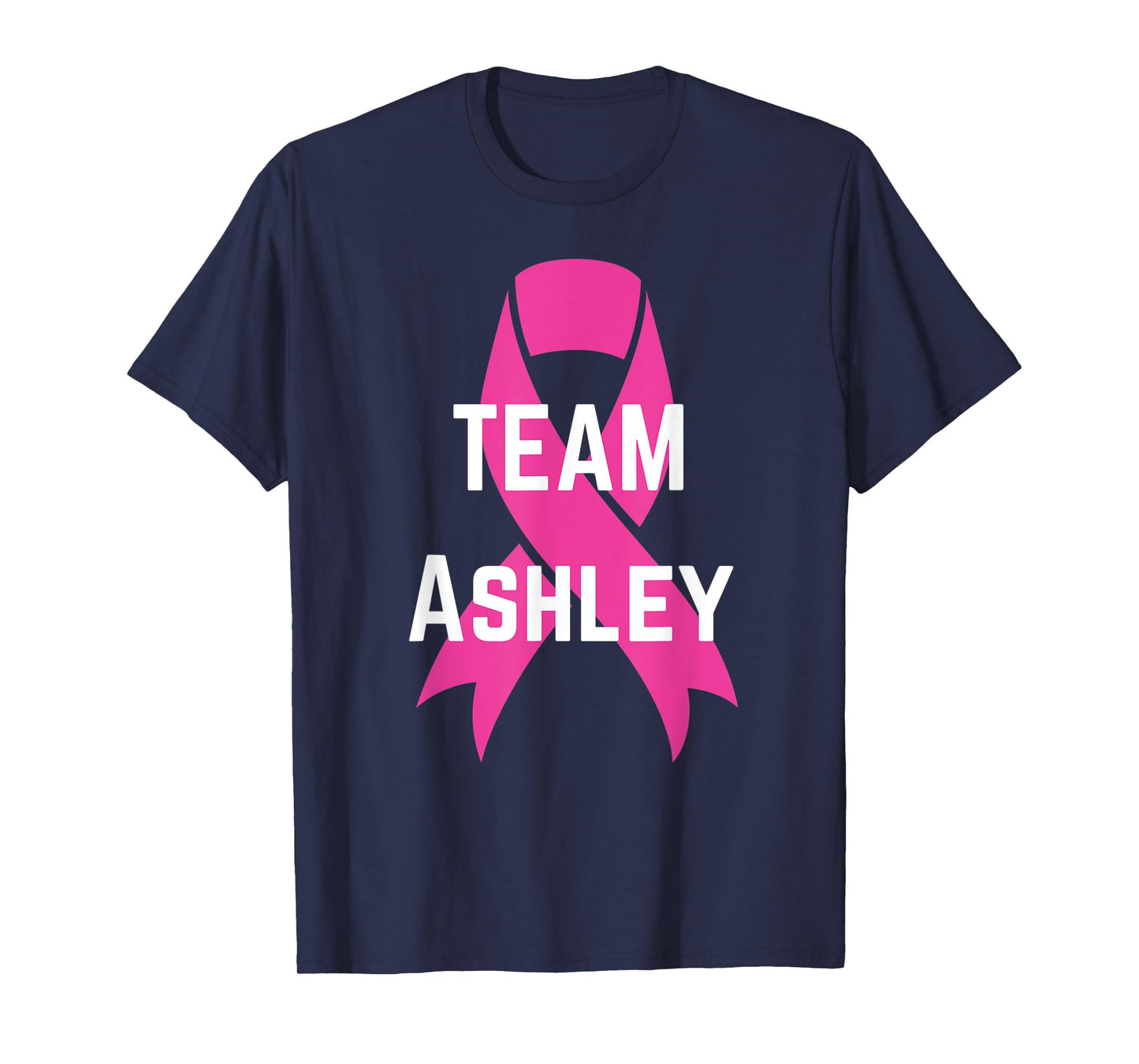Personalized Team Ashley I wear Pink Breast Cancer shirt T-Shirt