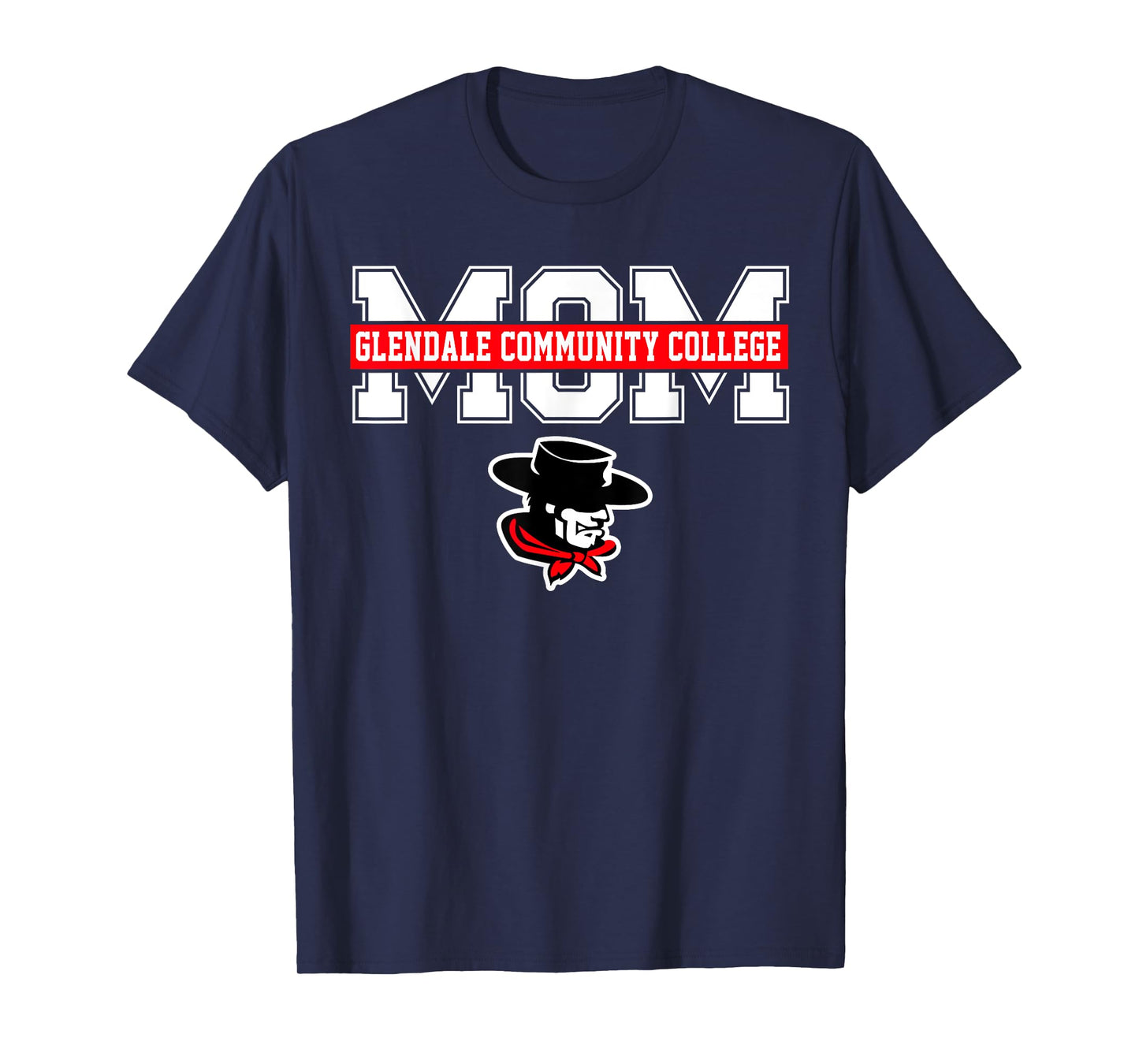 Glendale Community College Mom Mother Arch Vintage Design T-Shirt
