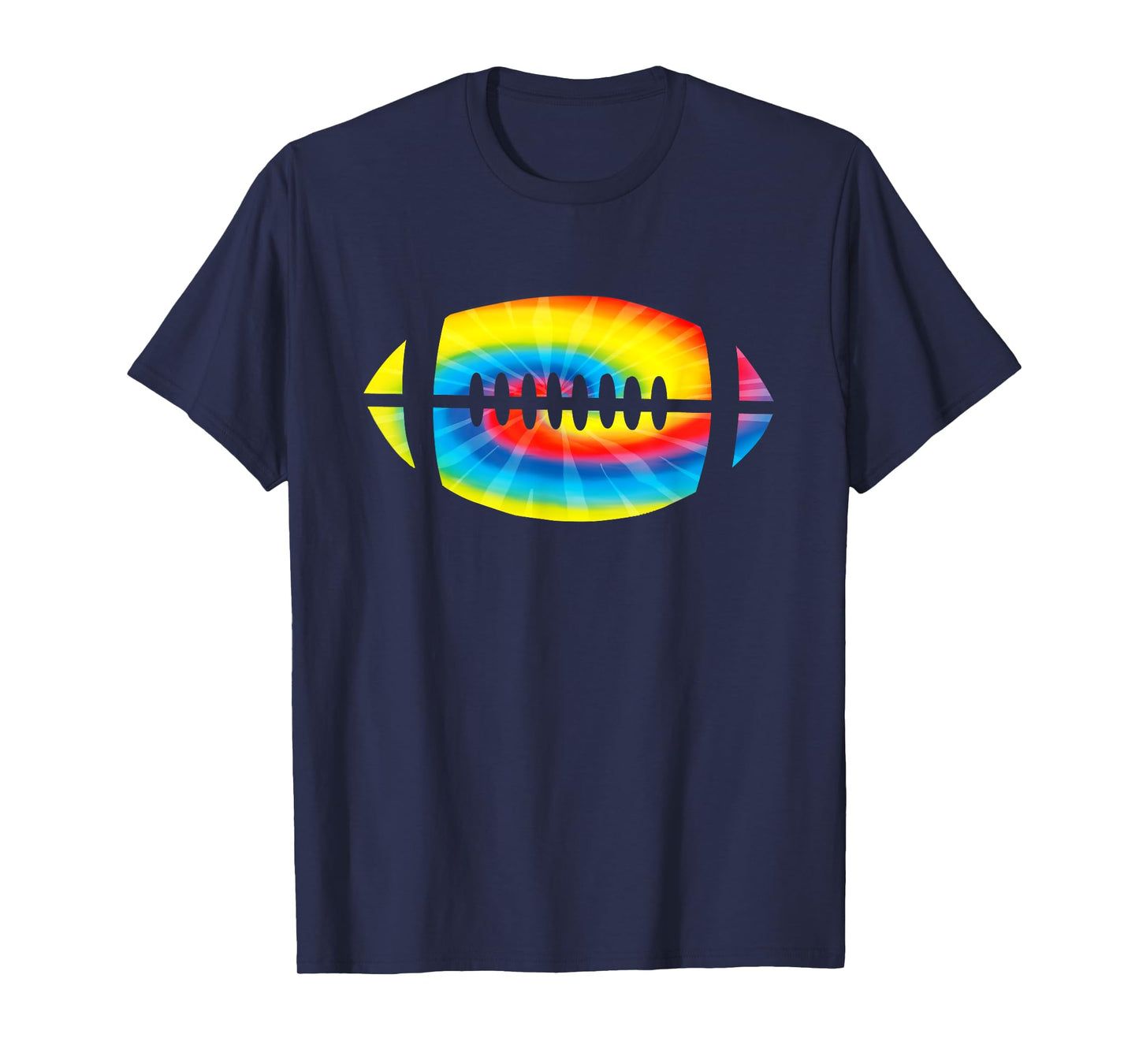 Cool Tie Dye Football Gift | Cute Sports Player Men Women T-Shirt