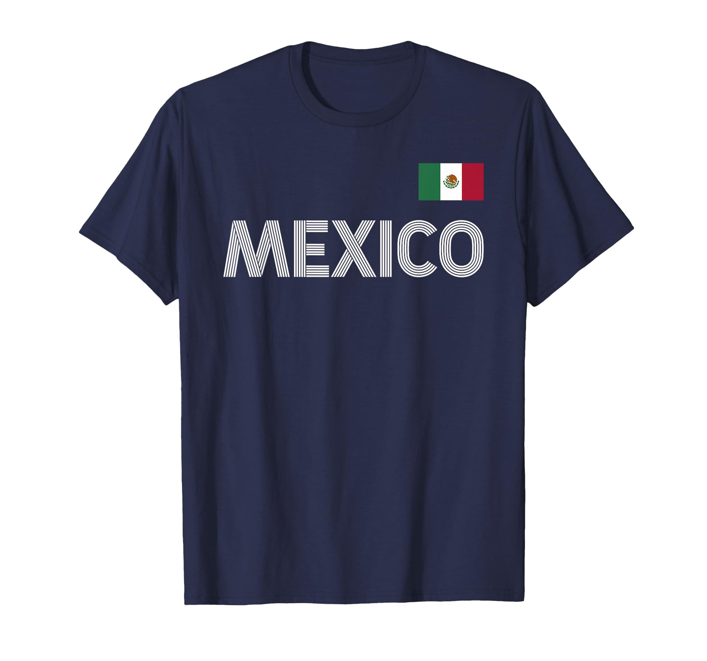 Mexico Vintage Mexican Flag Pride Hat Jersey T-Shirt
