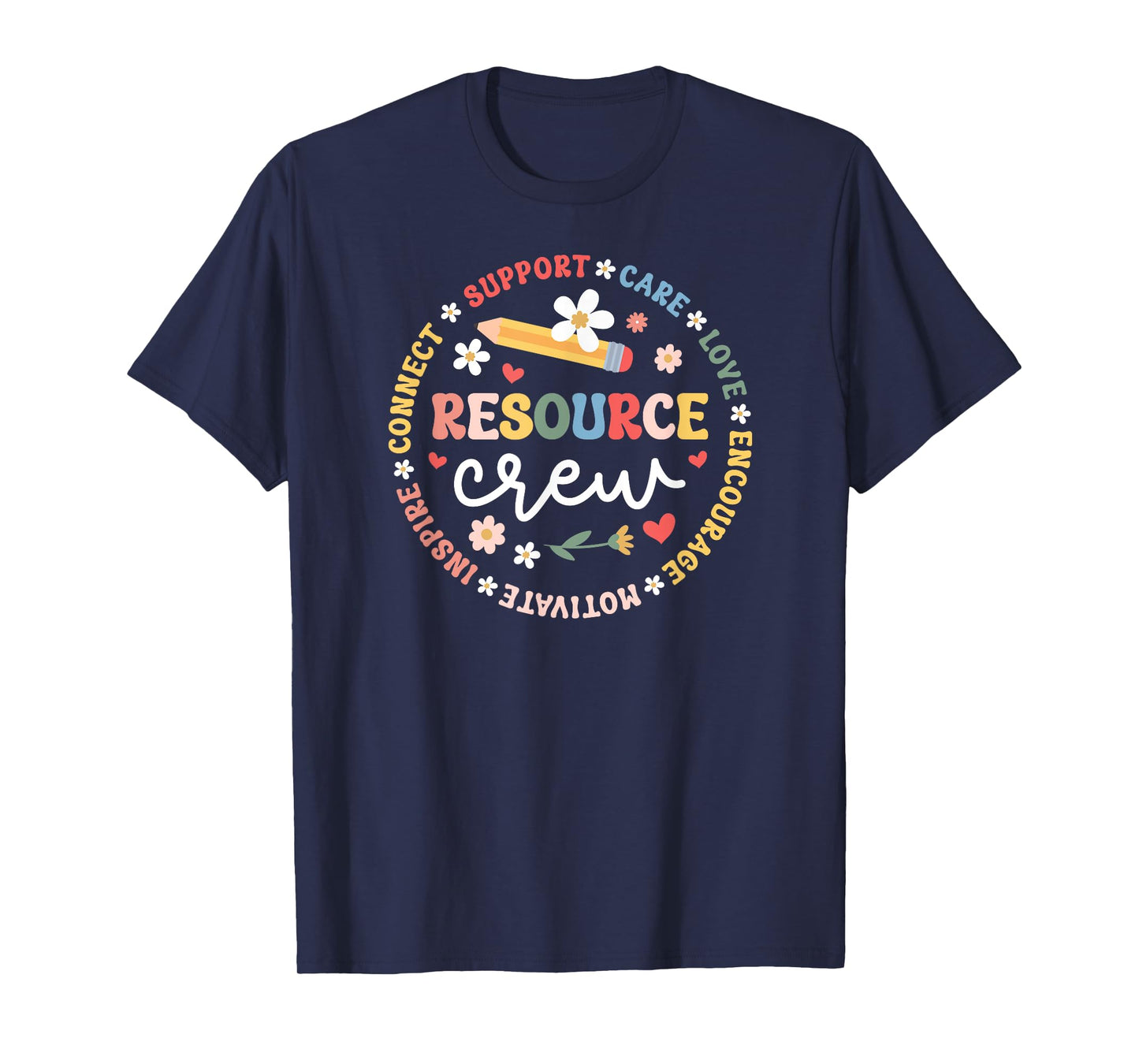 Resource Crew Appreciation Circle Resource Teacher Team T-Shirt