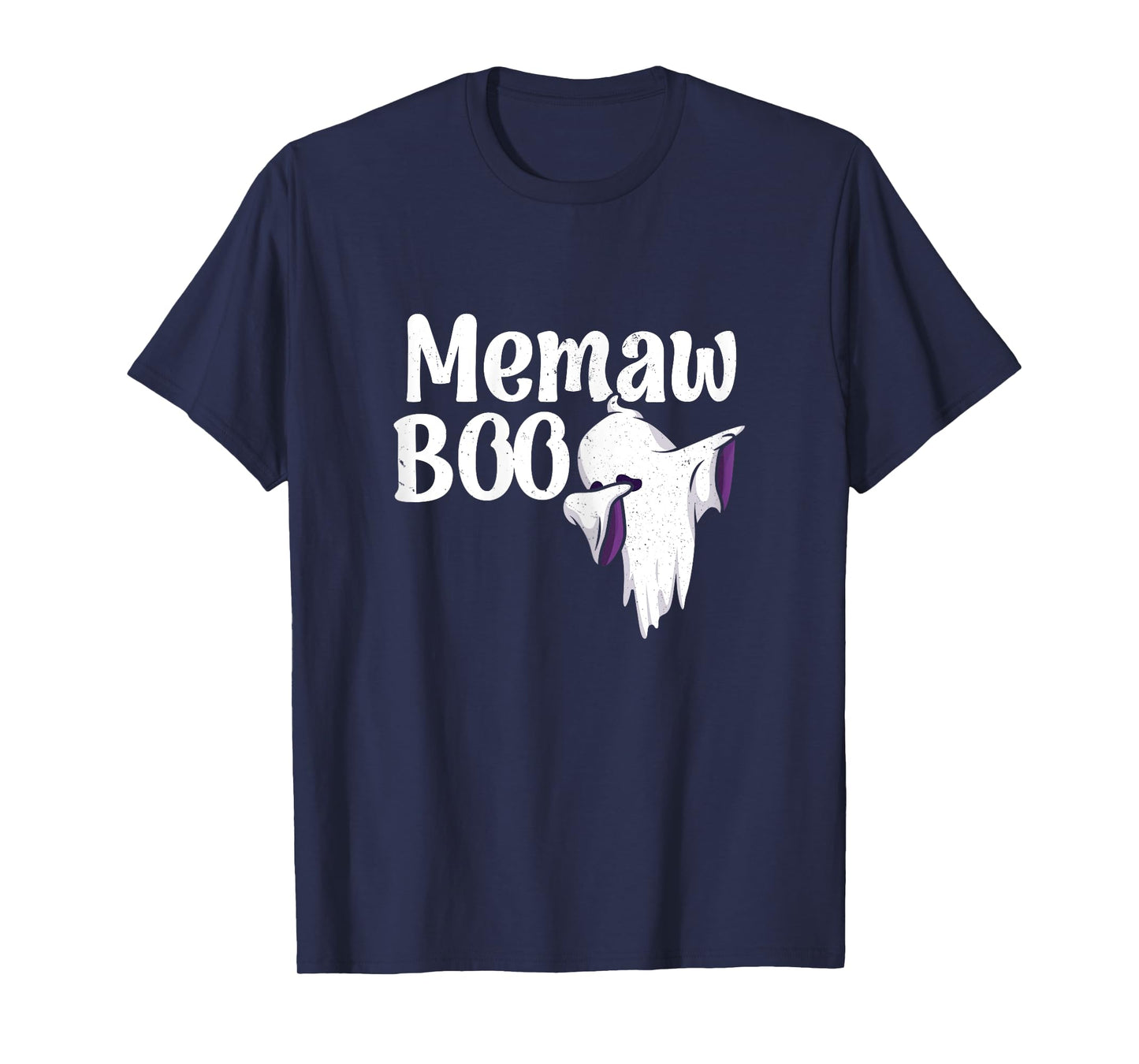 Memaw Boo Halloween Family Matching Spooky Ghost Lovers T-Shirt
