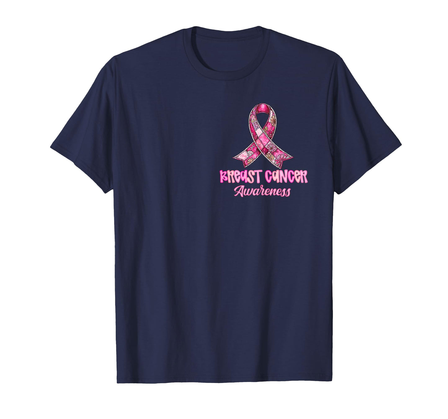(2-Sided) I Wear Pink for My Aunt Preppy Breast Cancer Women T-Shirt