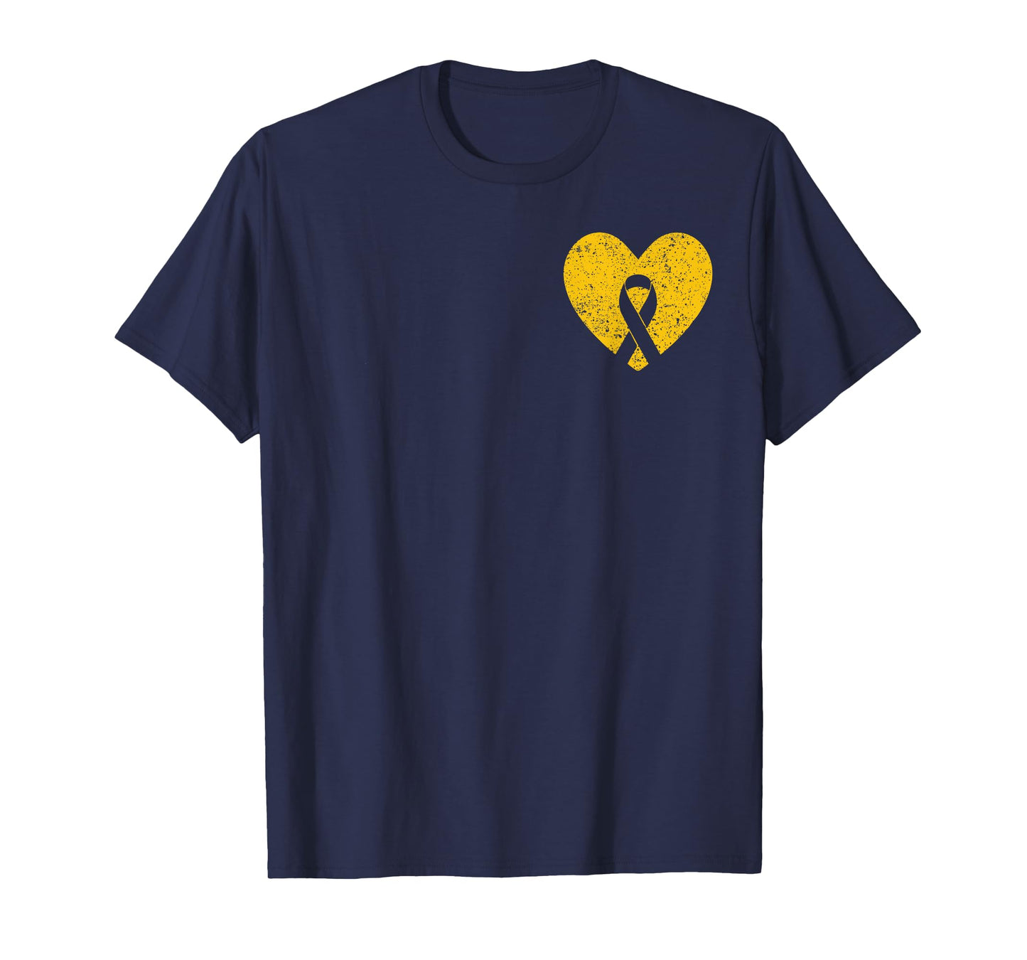 In September We Wear Gold Childhood Cancer Awareness Ribbon T-Shirt