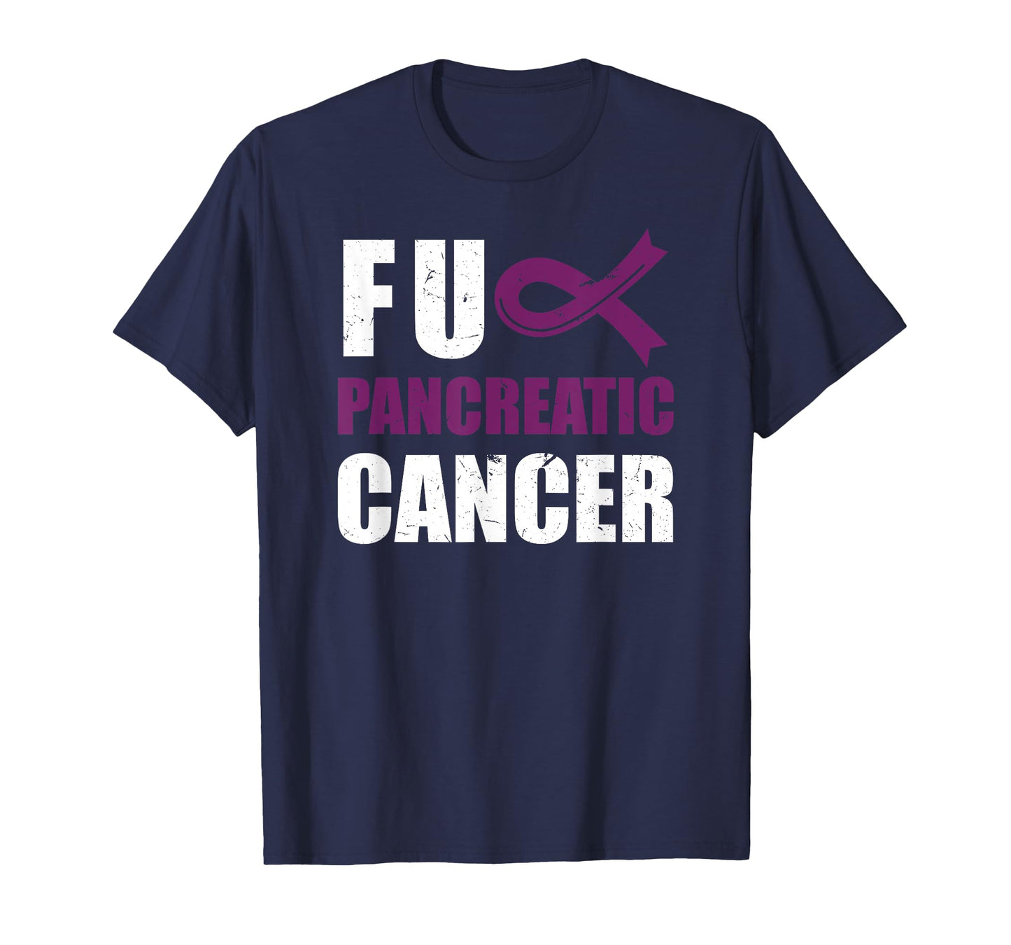 FU Pancreatic Cancer | Awareness Ribbon Purple T-Shirt