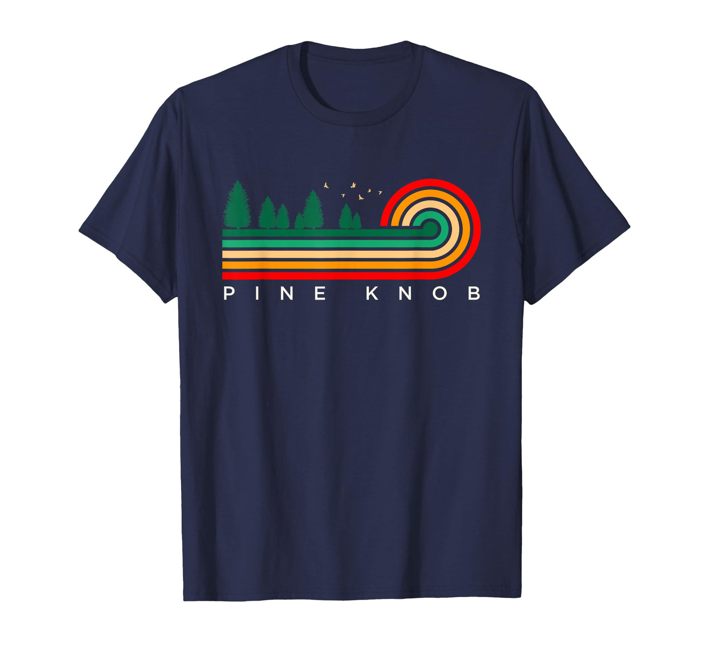 Evergreen Vintage Stripes Pine Knob, Kentucky T-Shirt