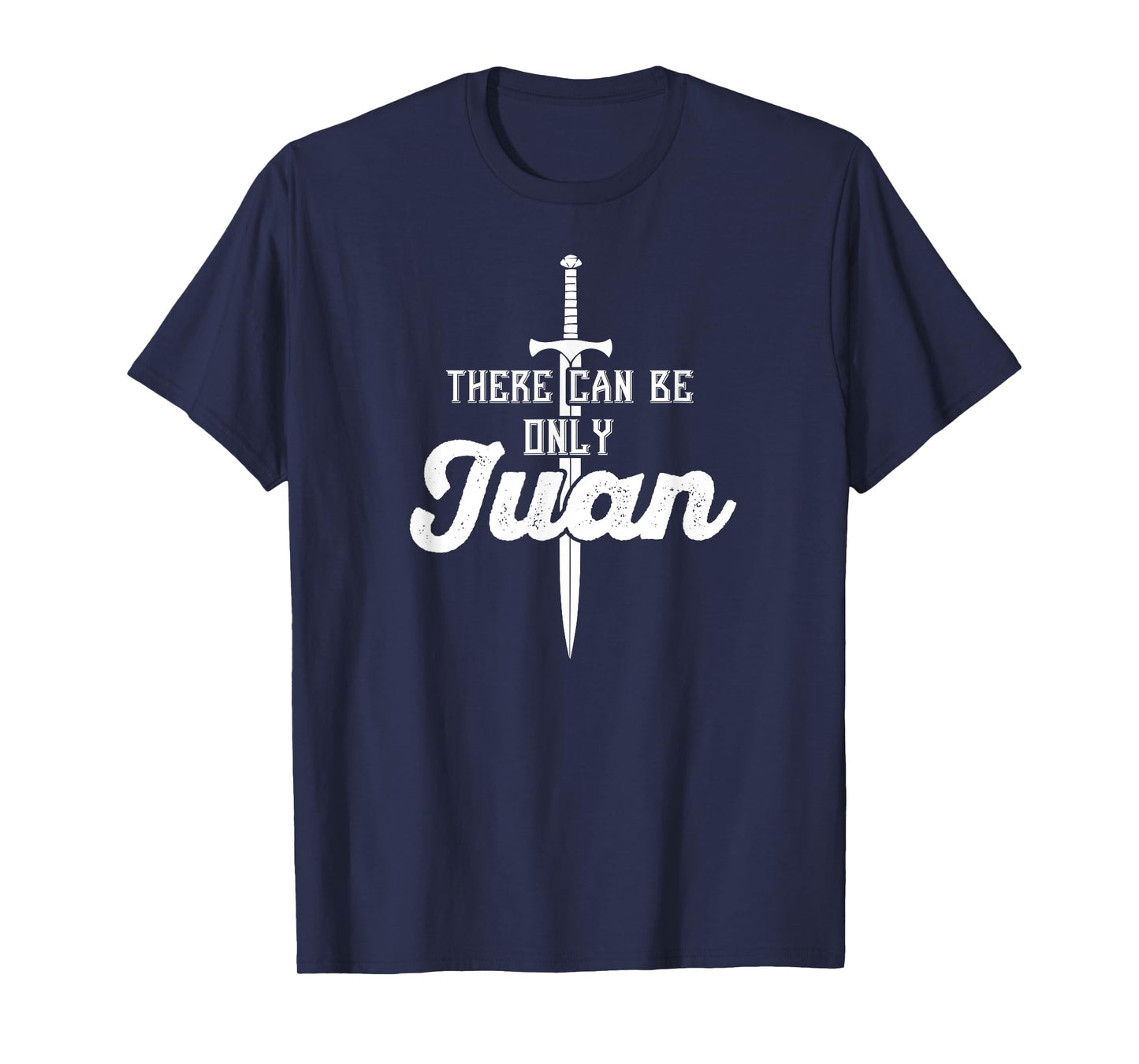 There Can Only Be Juan Shirt Cinco De Mayo Sword Tee White T-Shirt