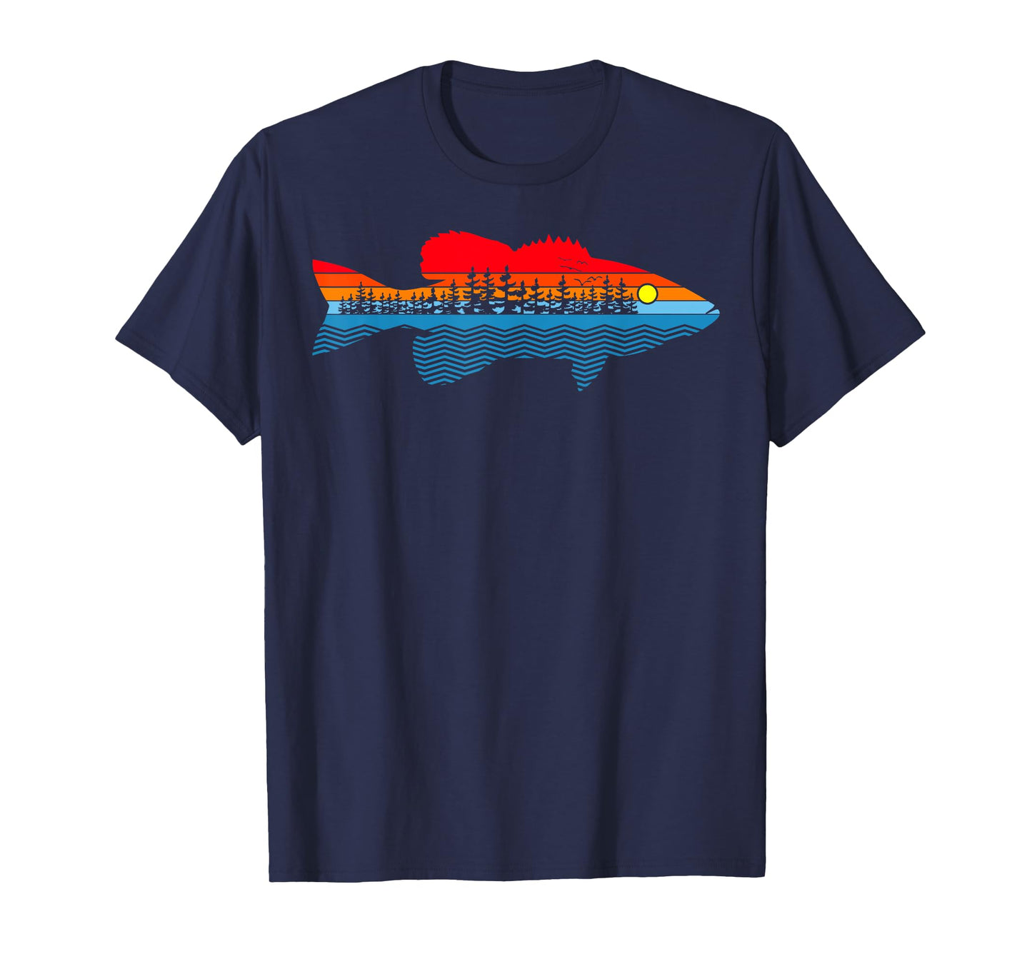 Vintage Nature Outdoor Fishing - Fisher Smallmouth Bass T-Shirt