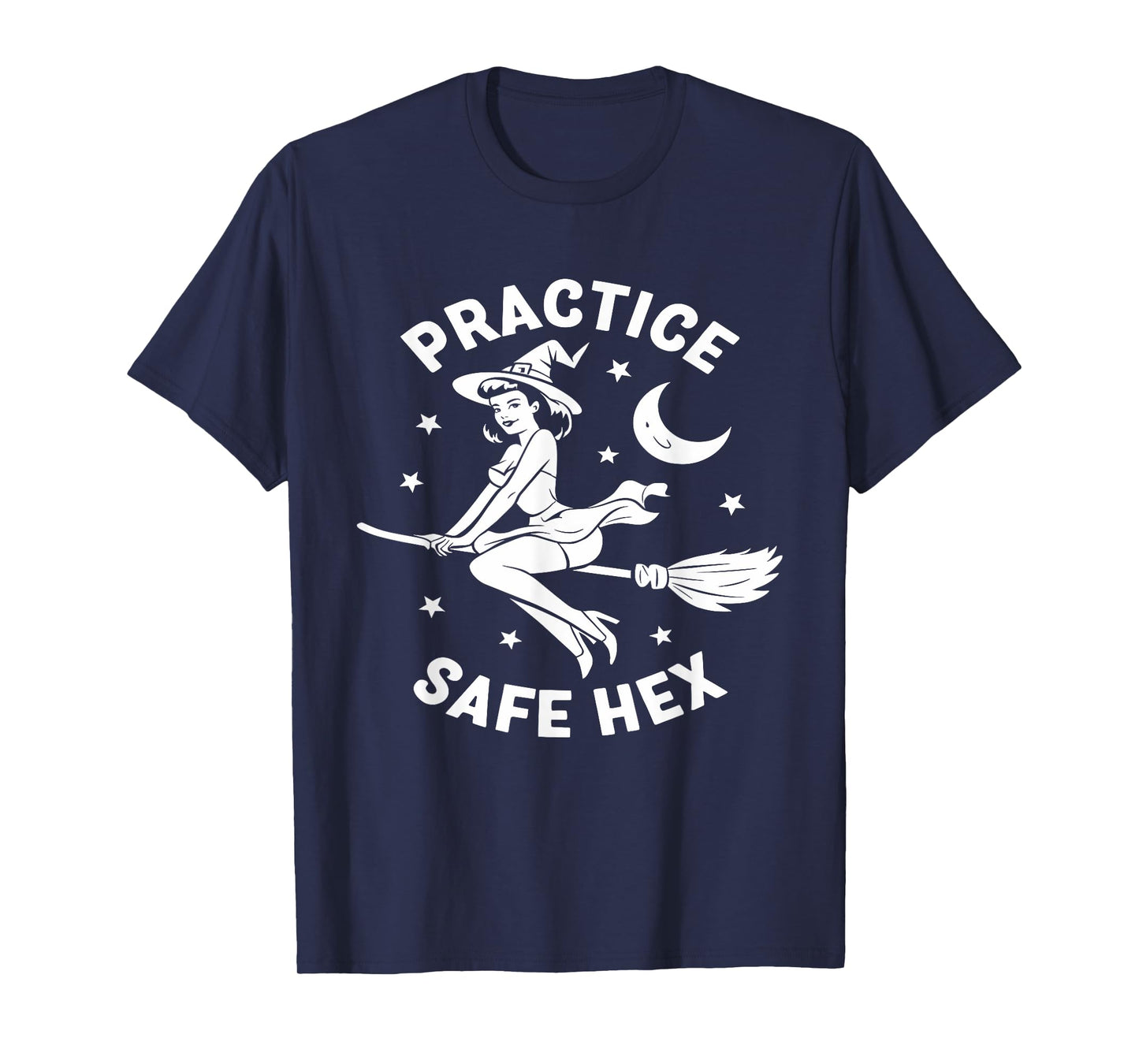 Practice Safe Hex Occult Educational Witch Parents Halloween T-Shirt