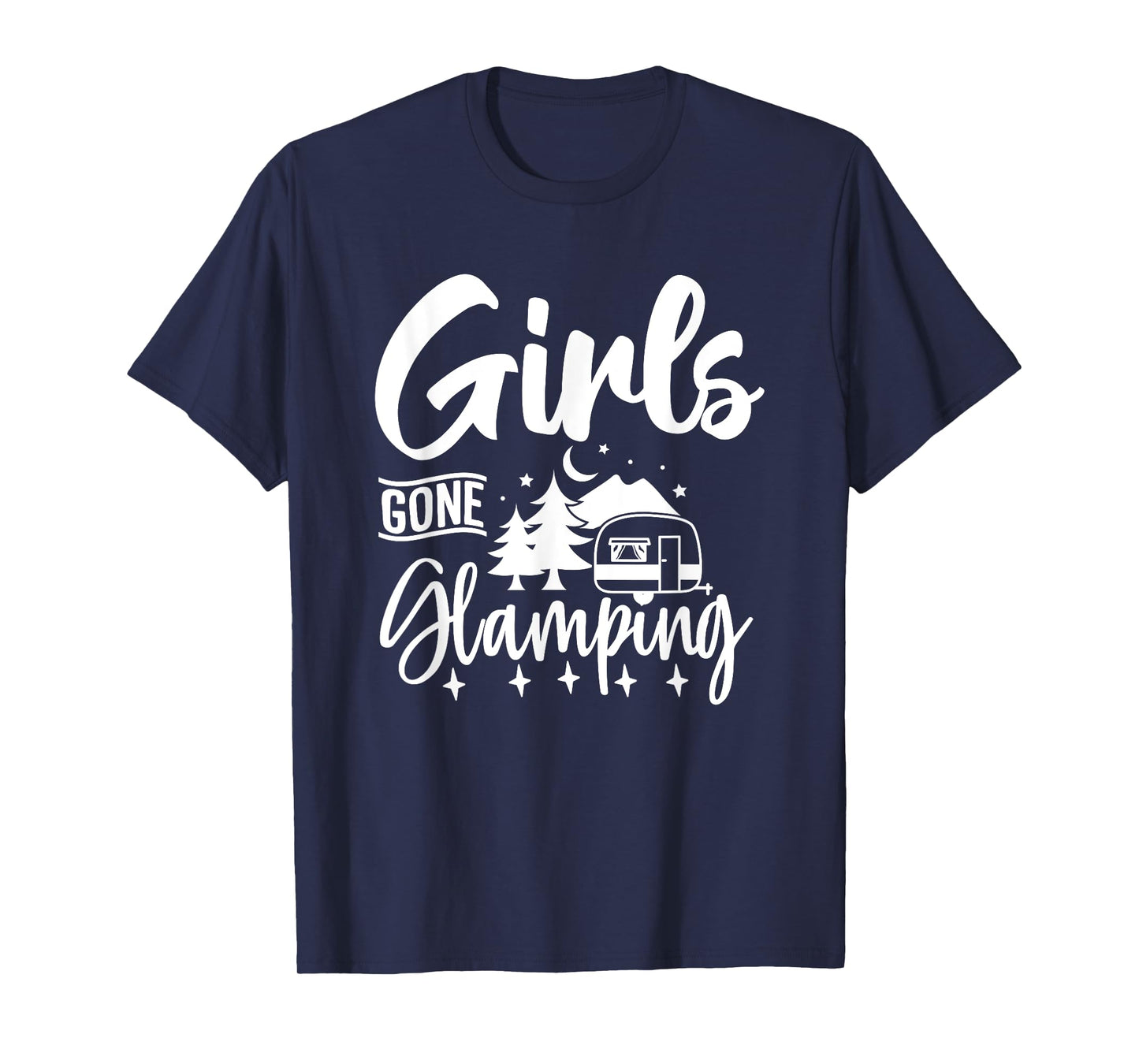 Girls Gone Glamping Nature Adventure Summer Glampers 2024 T-Shirt