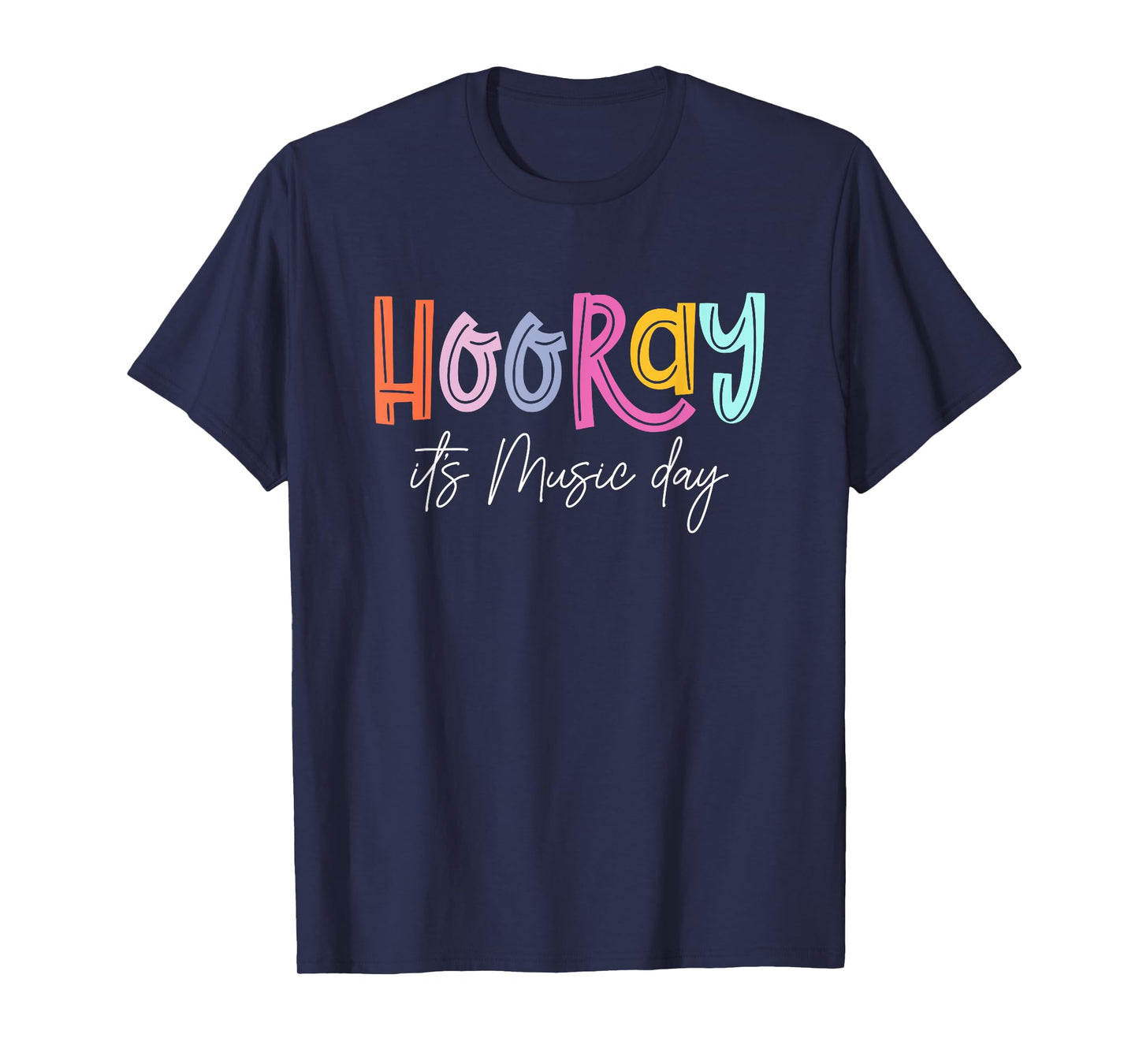 Hooray It's Music Day Music Teacher Back To School 2024 T-Shirt