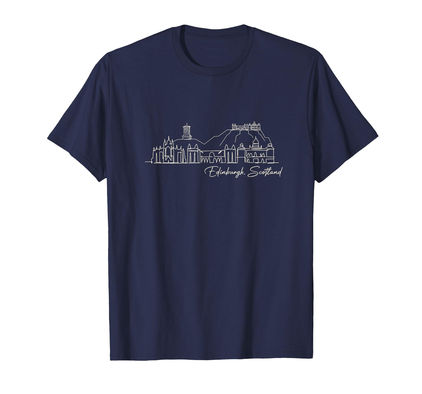 Signature Edinburgh City Skyline - Scotland Souvenir T-Shirt
