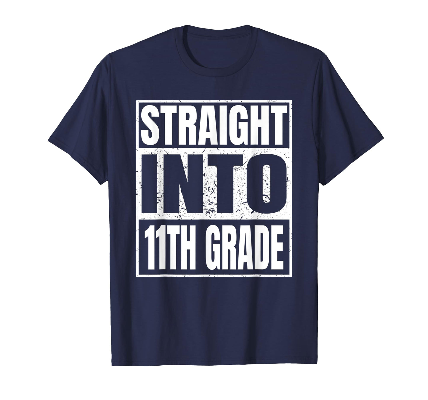 Straight Into 11th Grade Back to School Gifts Eleventh Grade T-Shirt