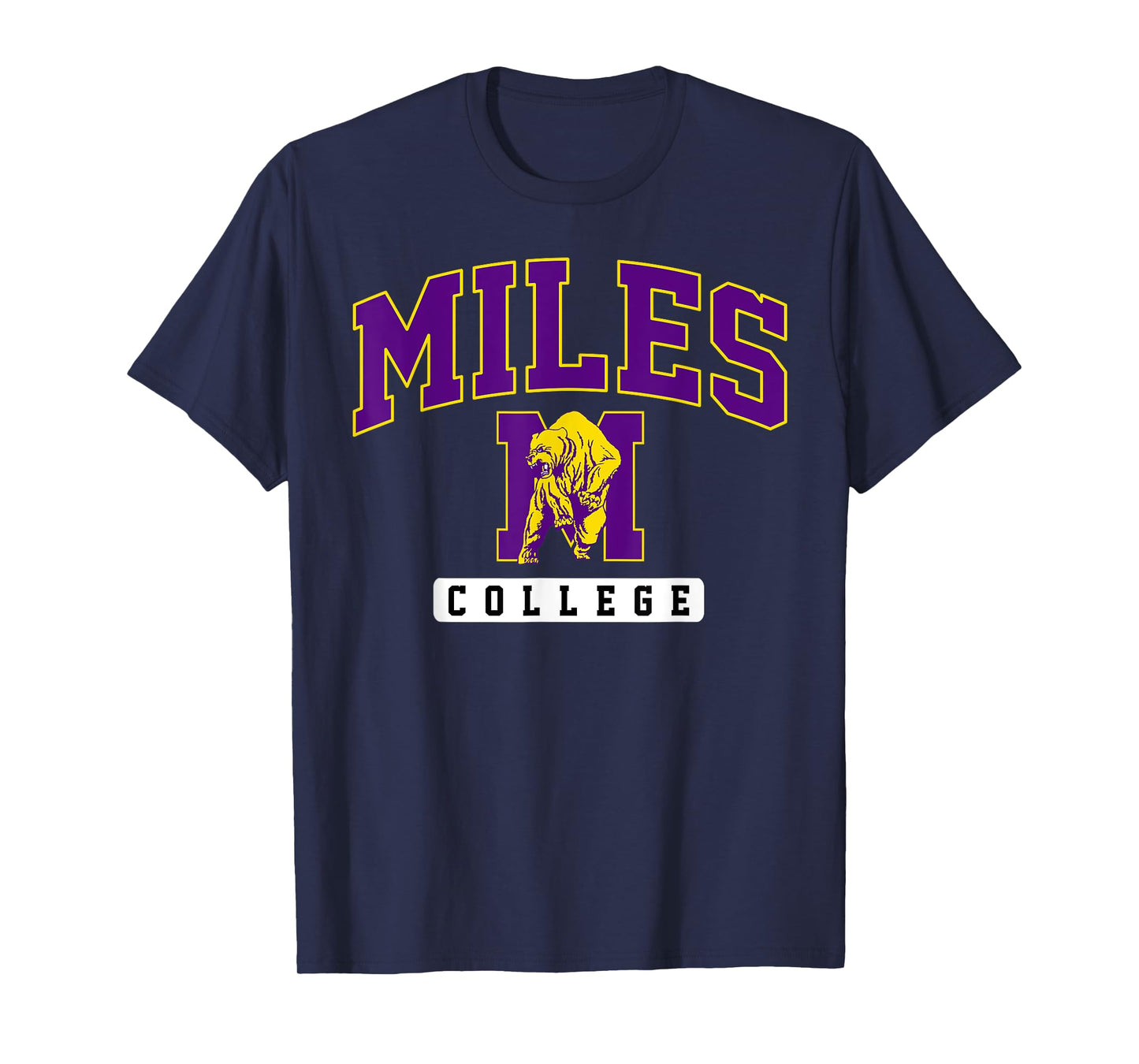 Miles College Arch Vintage Athletics for Men Women T-Shirt