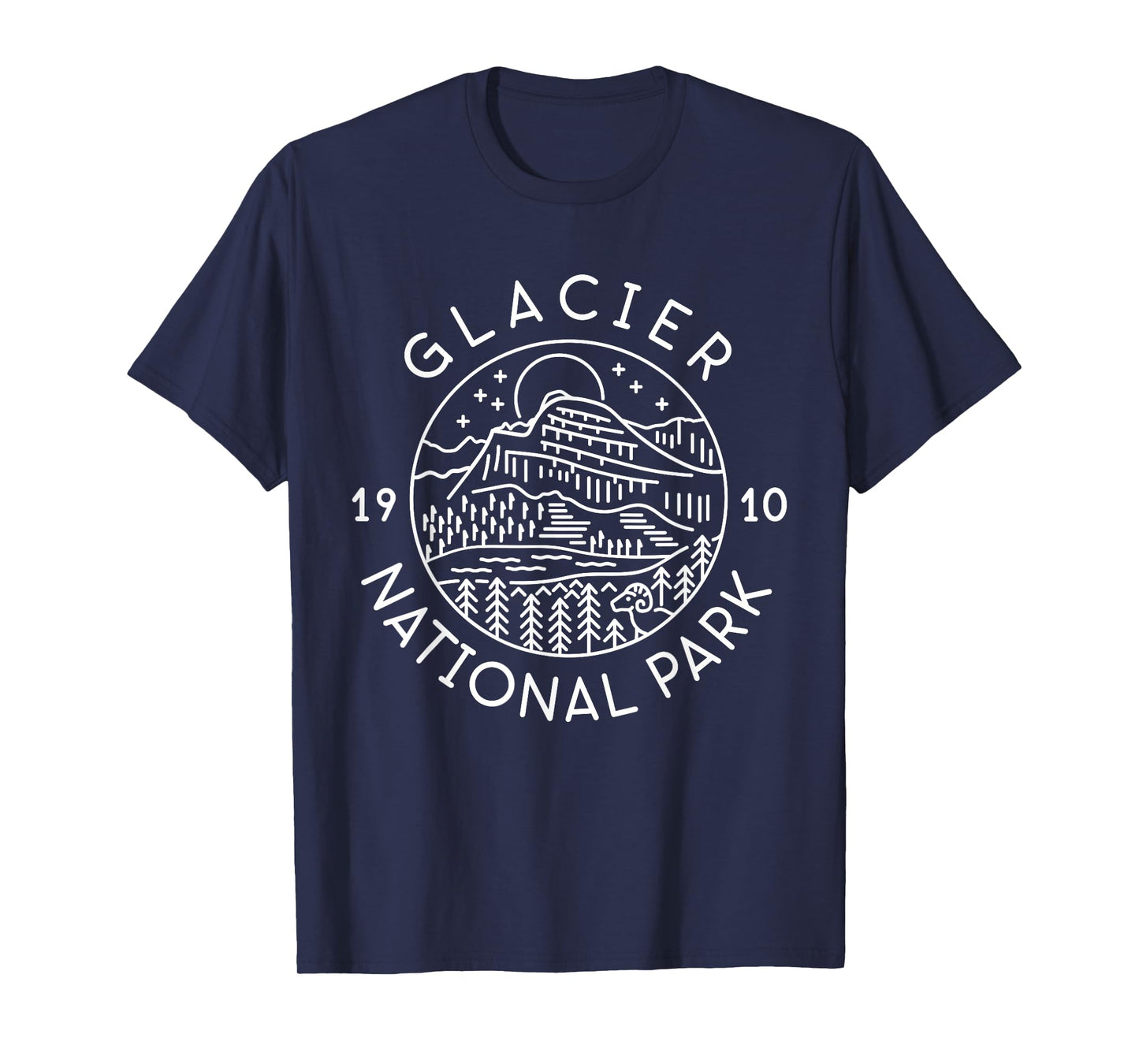 Glacier National Park 1910 Montana T-Shirt