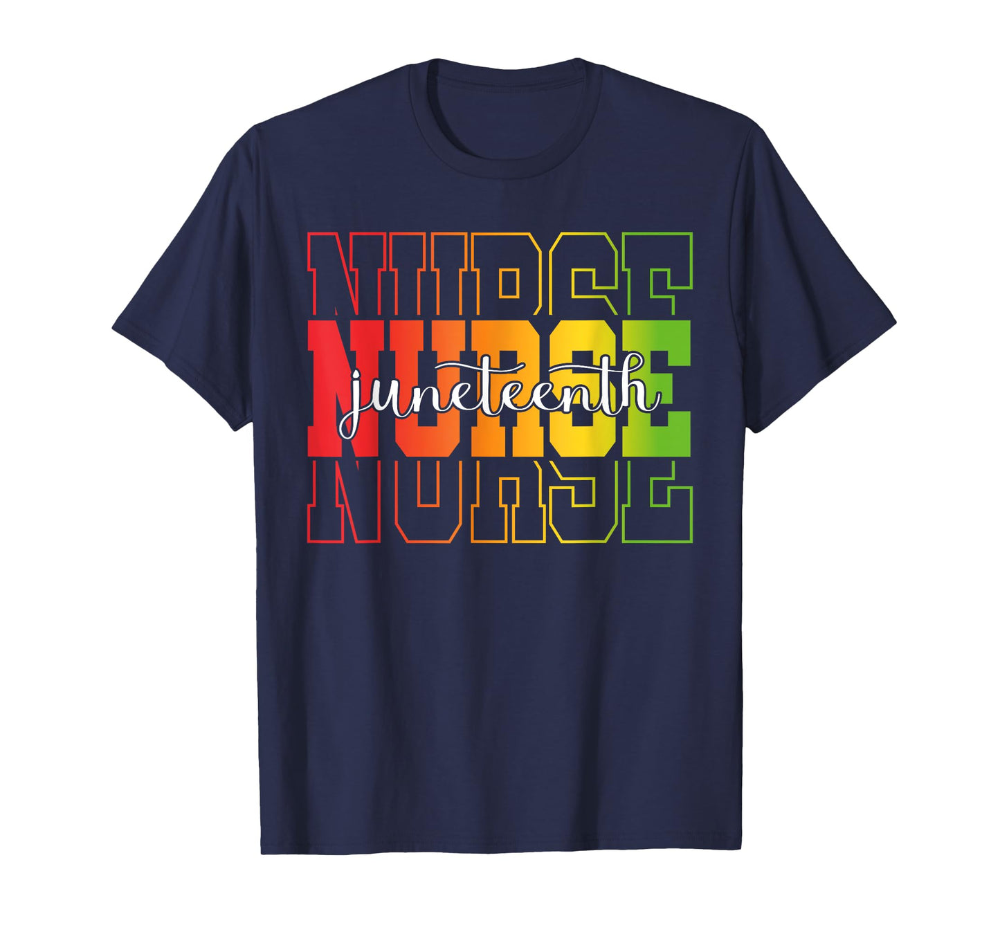 Juneteenth Nurse Melanin Nursing Stethoscope Black History T-Shirt
