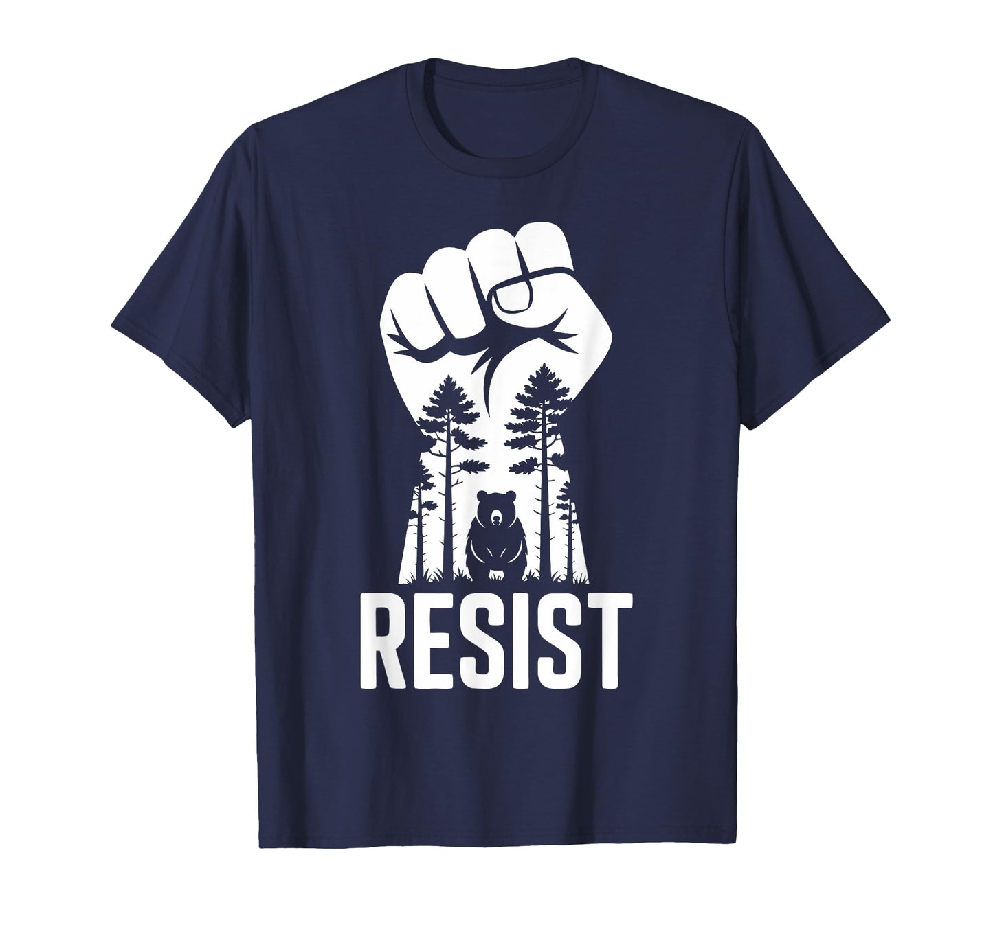 Resist National Park Bear Forest Save Our Parks Wildlife T-Shirt