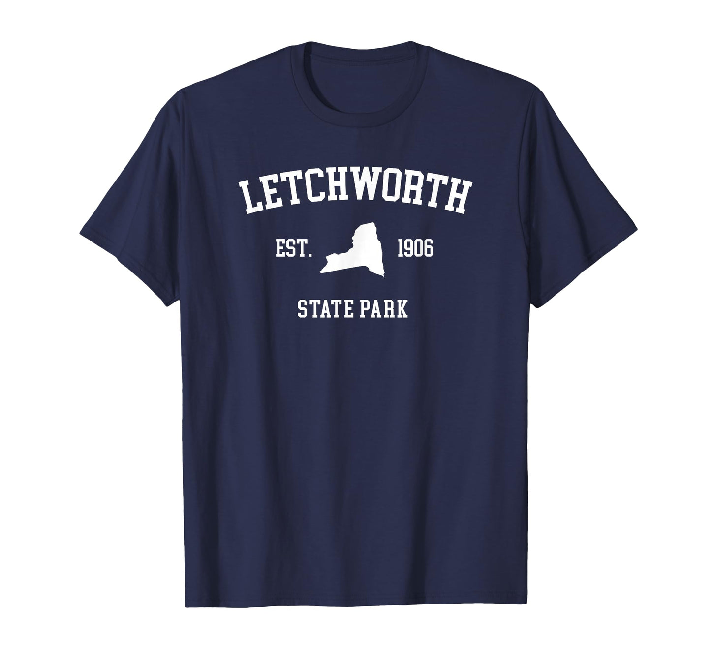 Retro Letchworth State Park Hiking New York Est 1906 T-Shirt