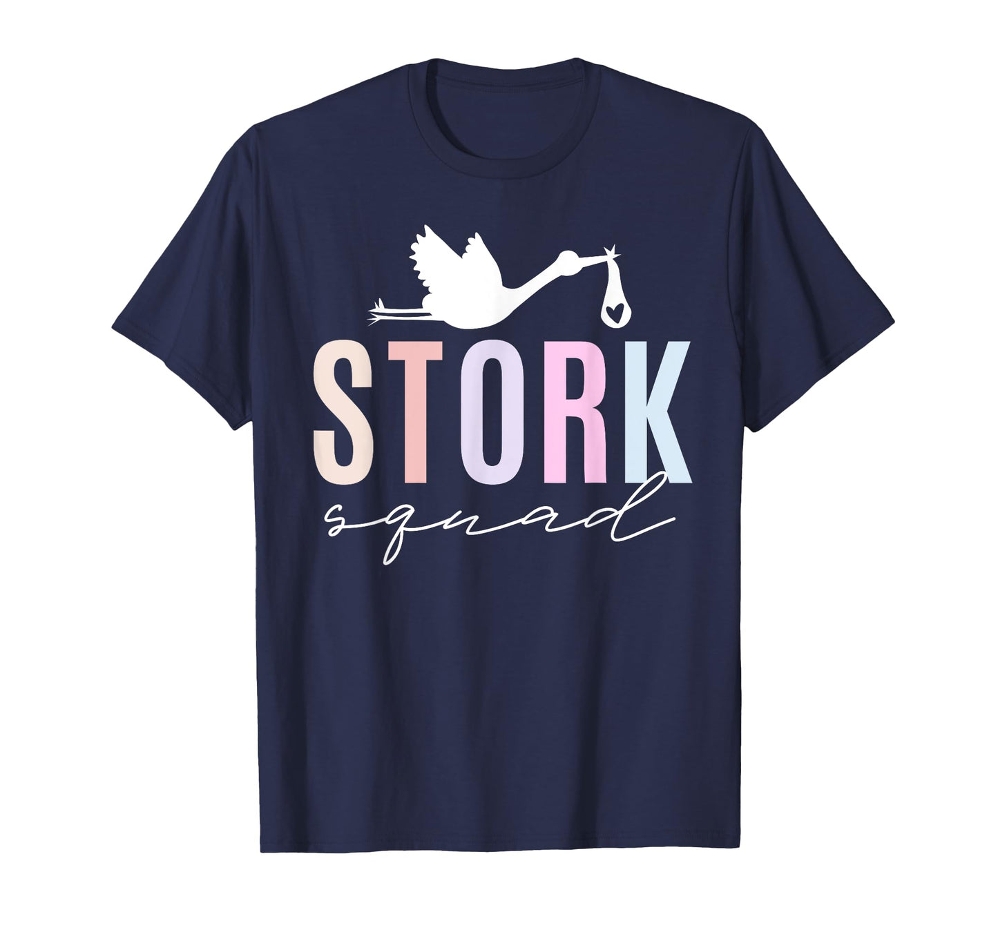 Stork Squad Labor Delivery Nurse Midwife Matching Unit Team T-Shirt