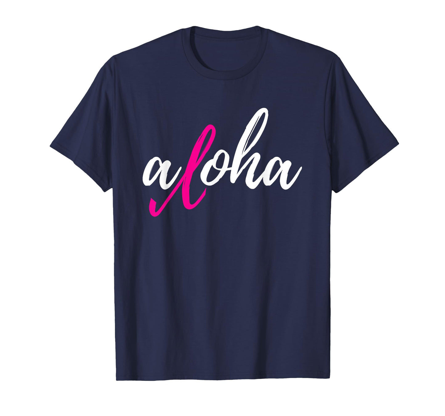 Aloha Pink Ribbon Breast Cancer Awareness T-Shirt
