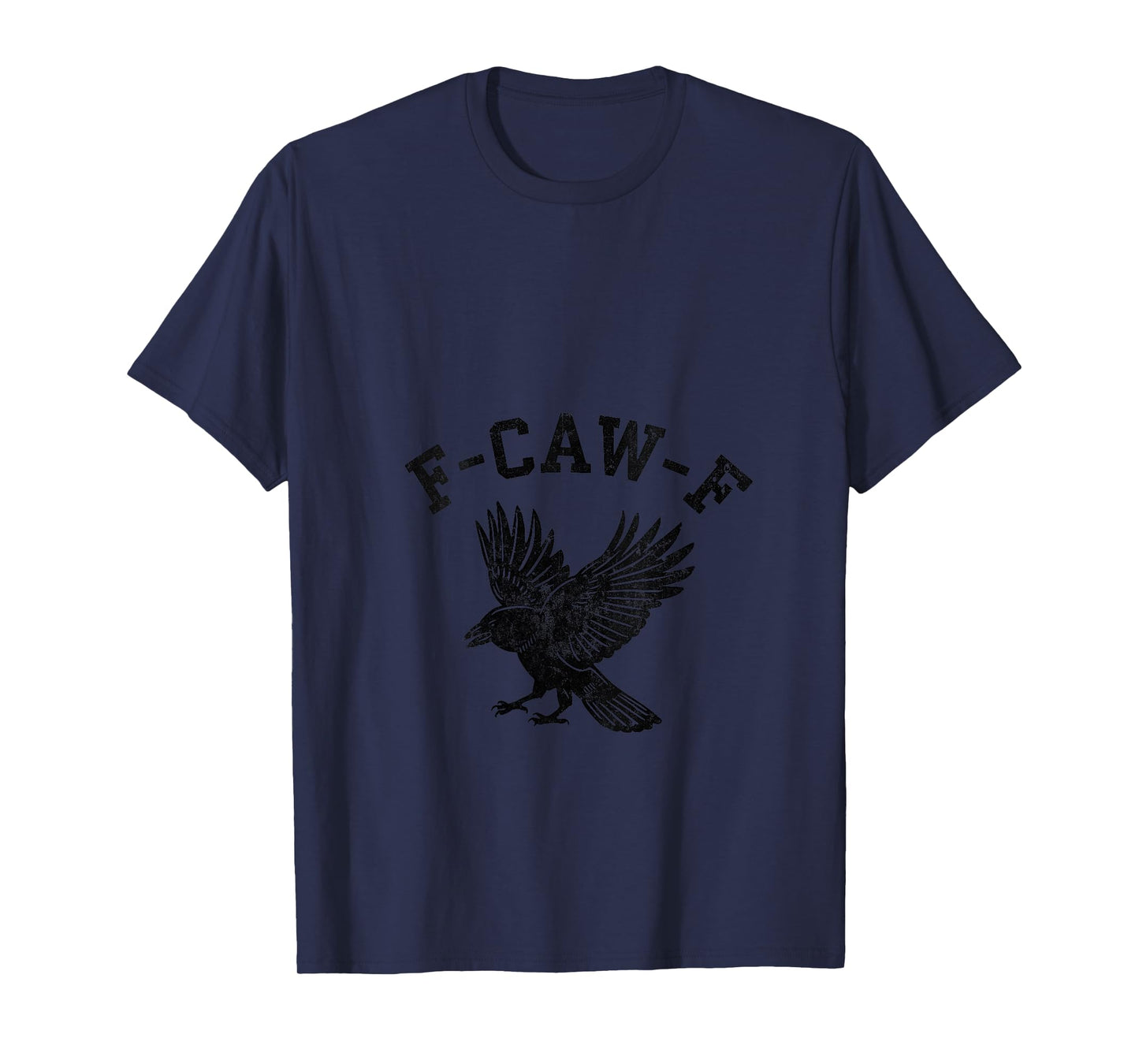 Womens Funny F CAW F Crow V-Neck T-Shirt