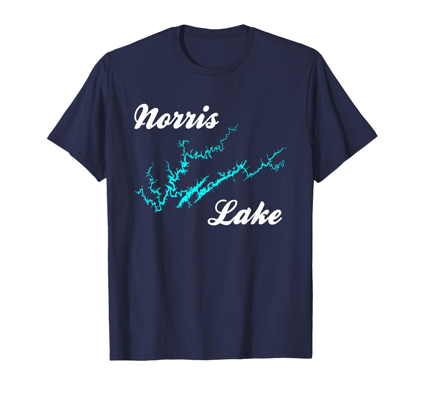 Minimalist Norris Lake, Tennessee T-Shirt