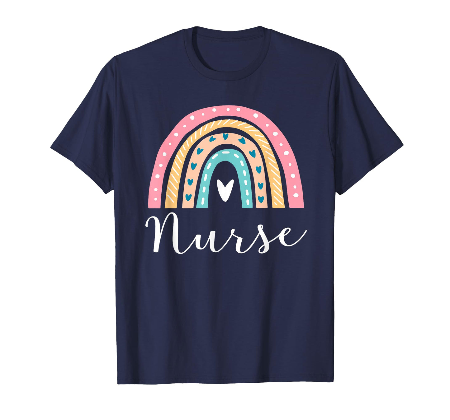 Funny Nurse Rainbow Gifts Nursing T-Shirt