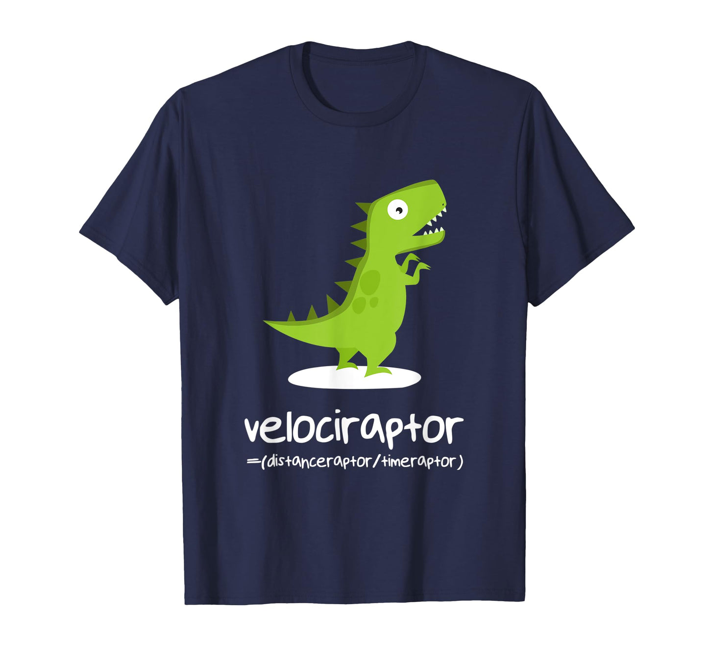 Math Shirt Funny Dinosaur Velociraptor Algebra Equation T-Shirt