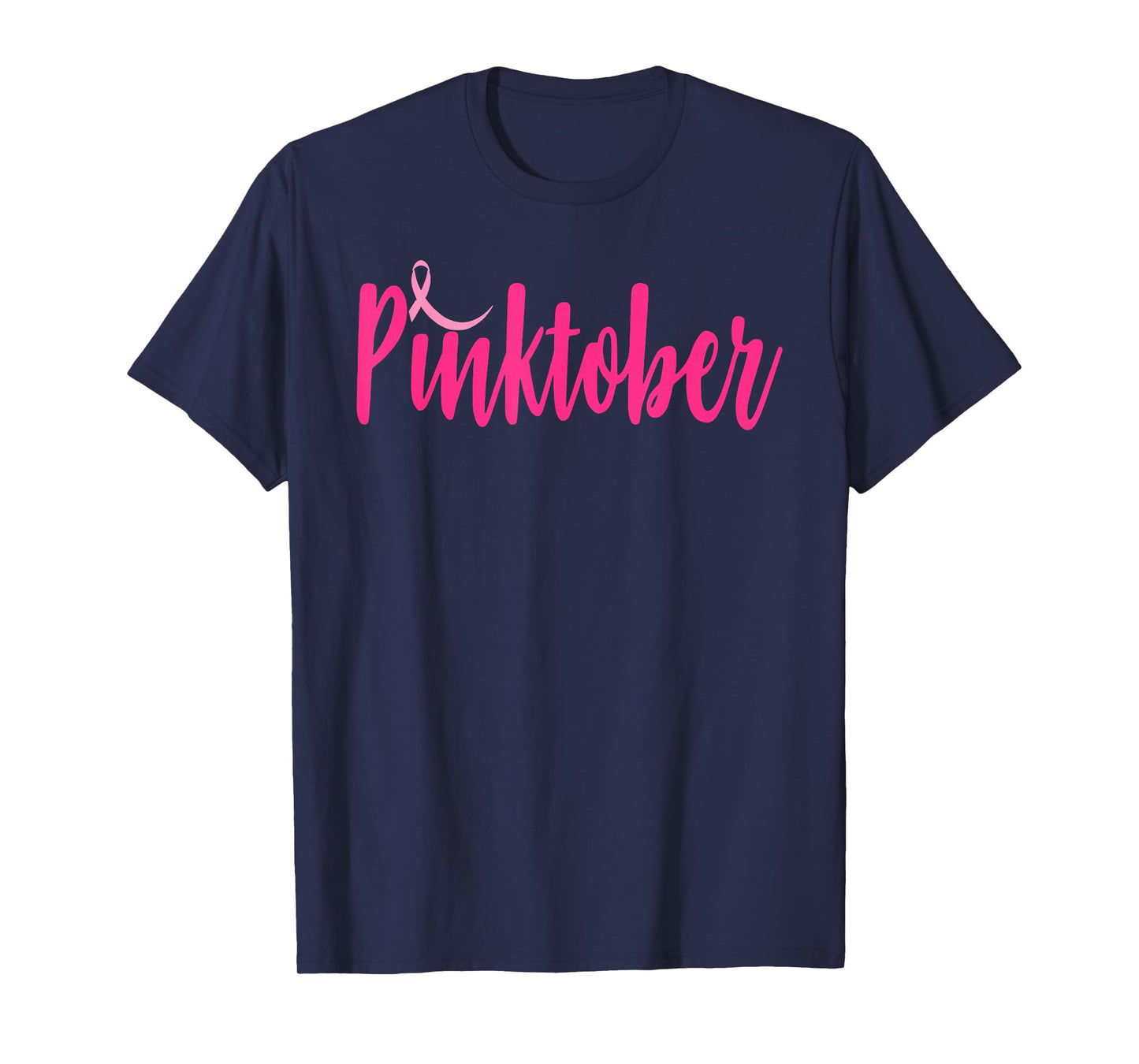 Womens Pinktober Breast Cancer Awareness Cure inspire ladies T-Shirt