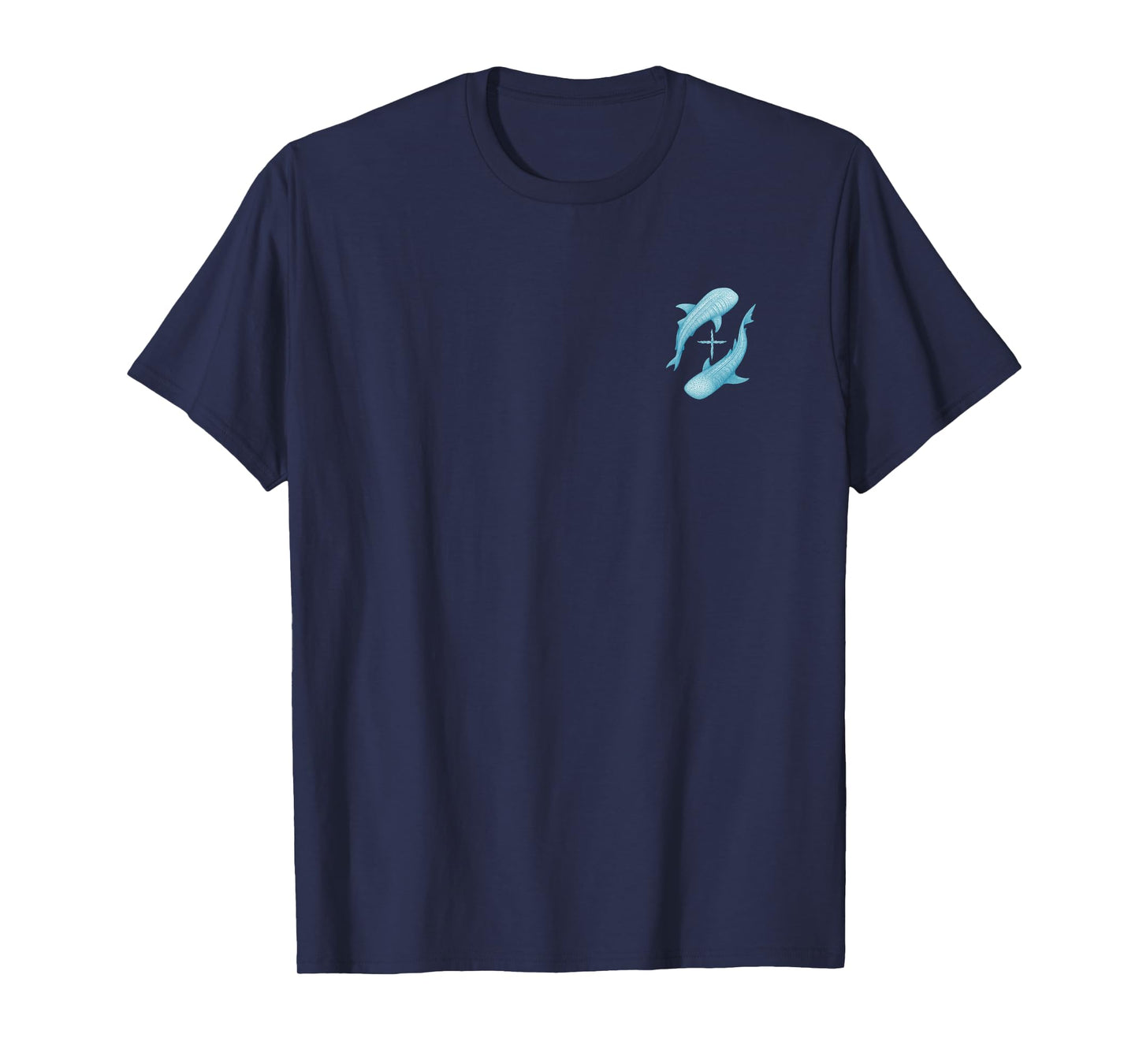 Christian Teen - Whale Shark, Seaweed Cross, Ocean Vibes T-Shirt