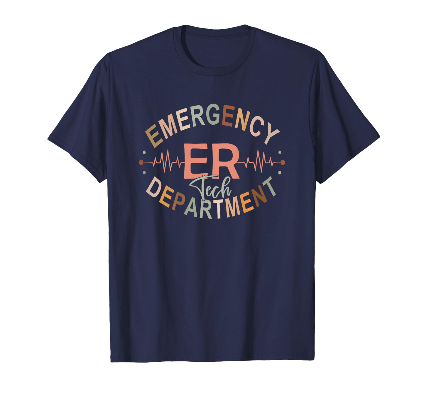 Emergency Department Nurse Tech Emergency Room Tech Back Of T-Shirt