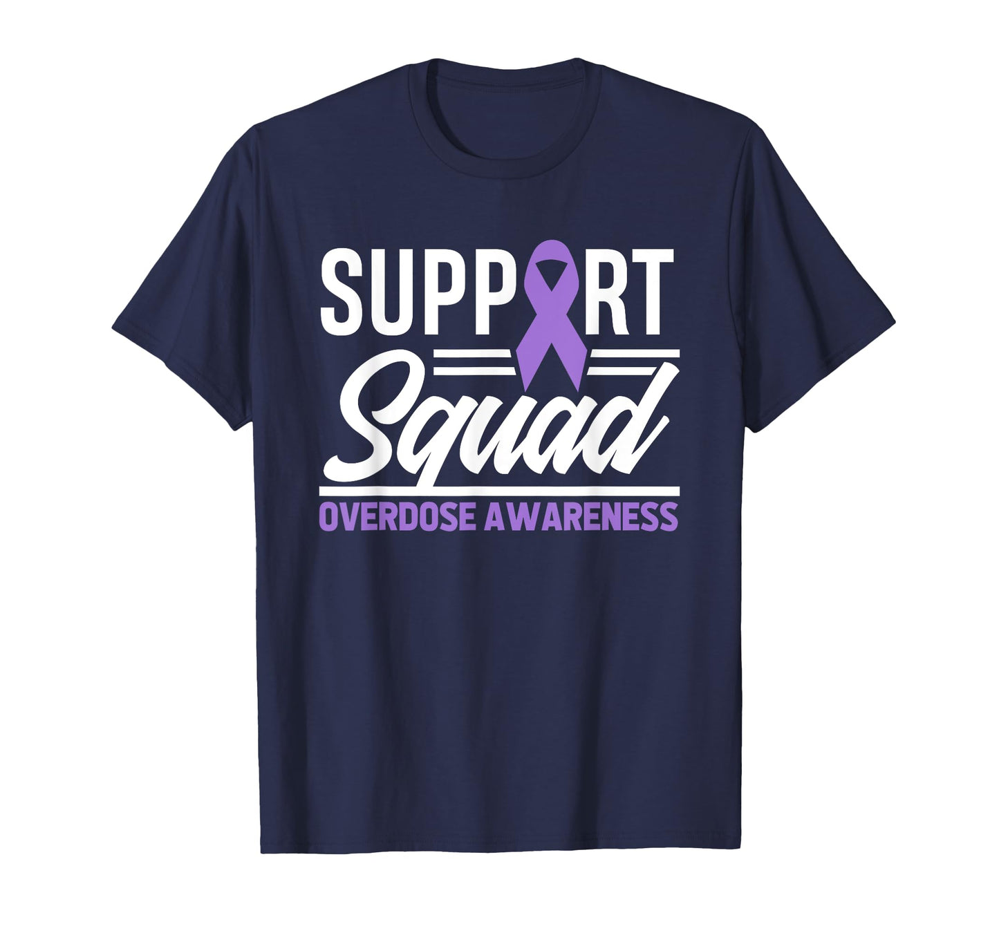 End Overdose Support Squad Overdose Awareness T-Shirt